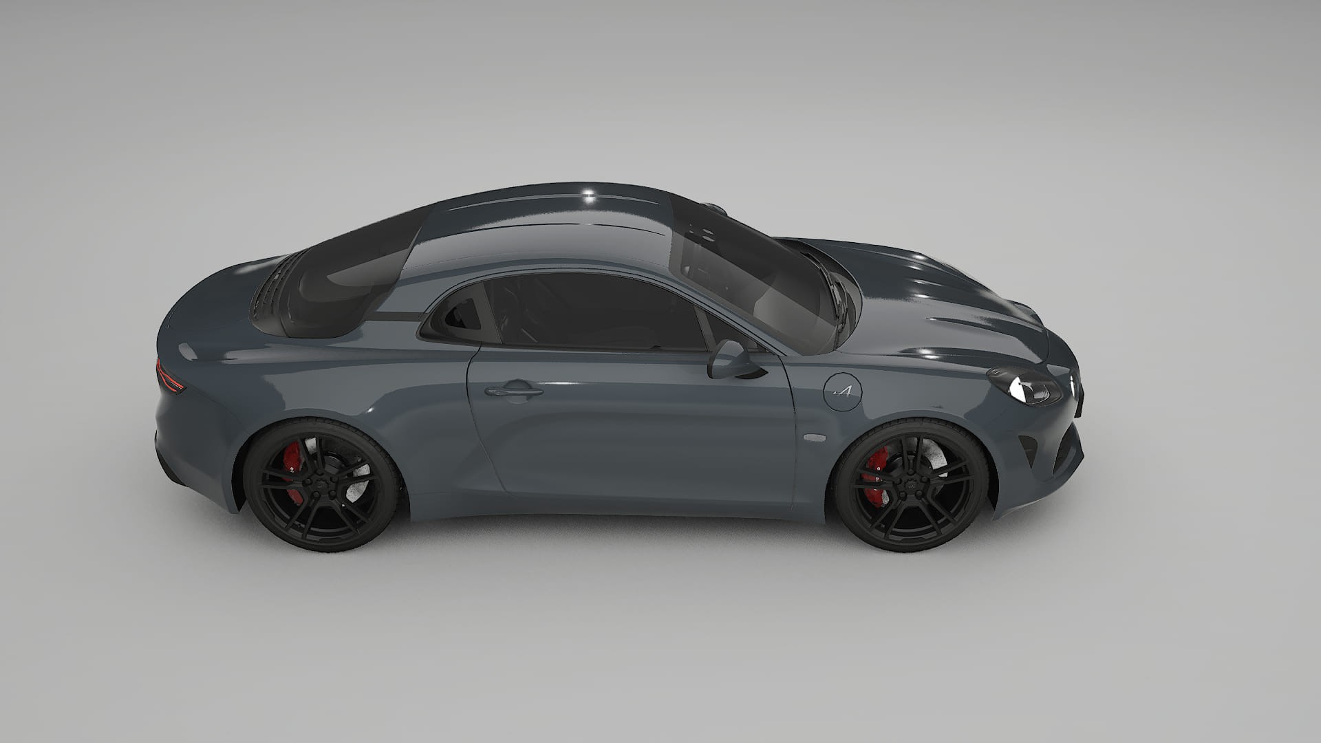 Renault Alpine A110 TPU Lackskyddsfilm | GRANITE Färgskiftande PPF – Komplett Förskuret Kit