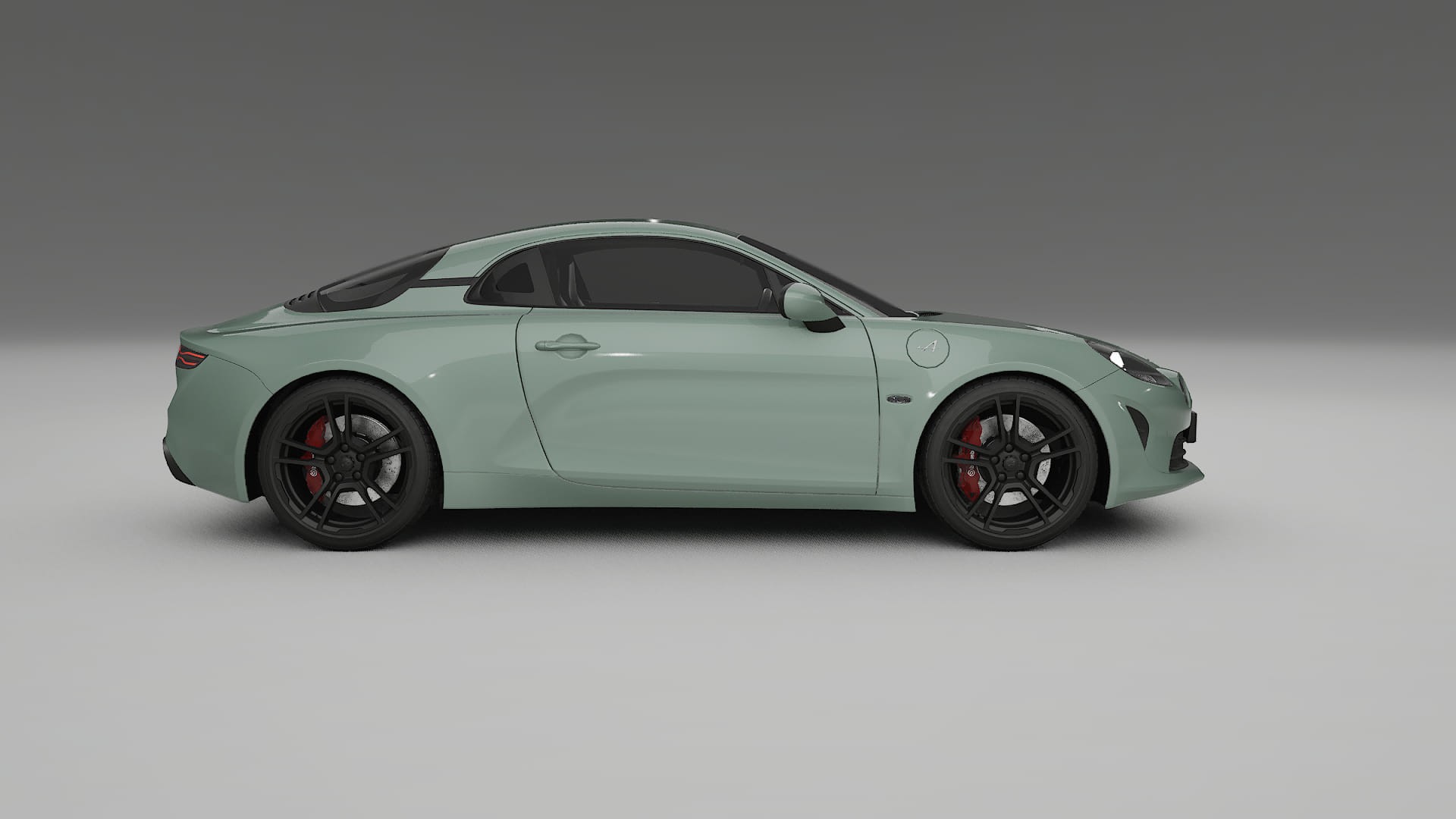 Renault Alpine A110 TPU Lackskyddsfilm | CINDER Färgskiftande PPF – Komplett Förskuret Kit