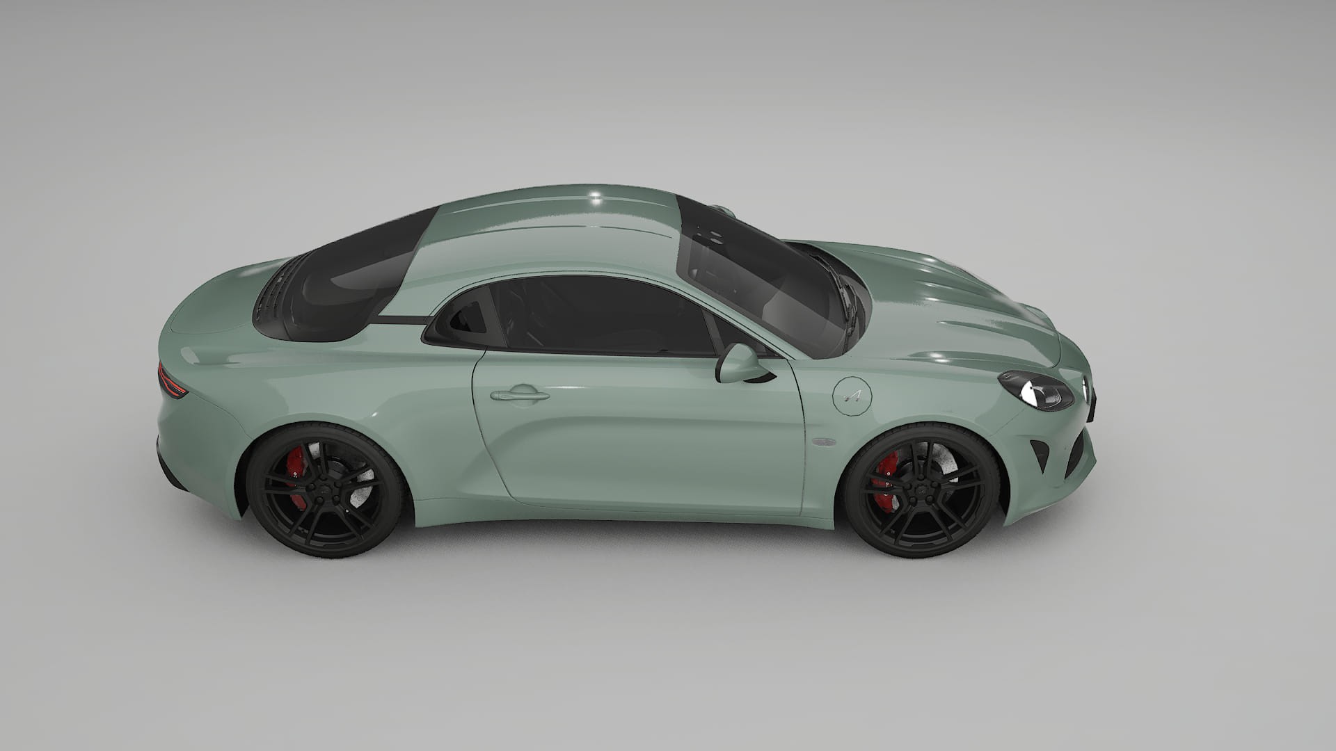 Renault Alpine A110 TPU Lackskyddsfilm | CINDER Färgskiftande PPF – Komplett Förskuret Kit