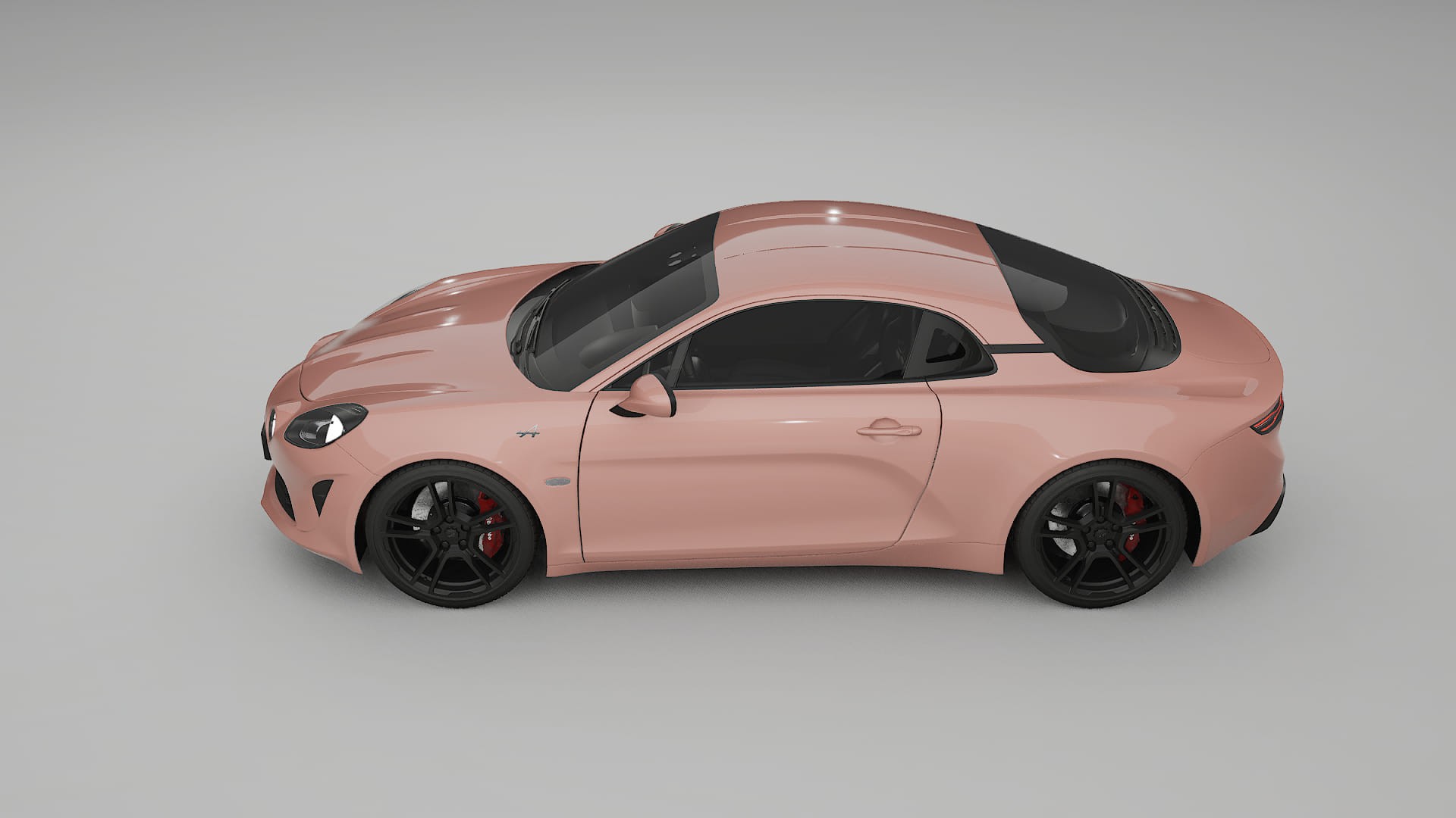 Renault Alpine A110 TPU Lackskyddsfilm | BLUSH Färgskiftande PPF – Komplett Förskuret Kit