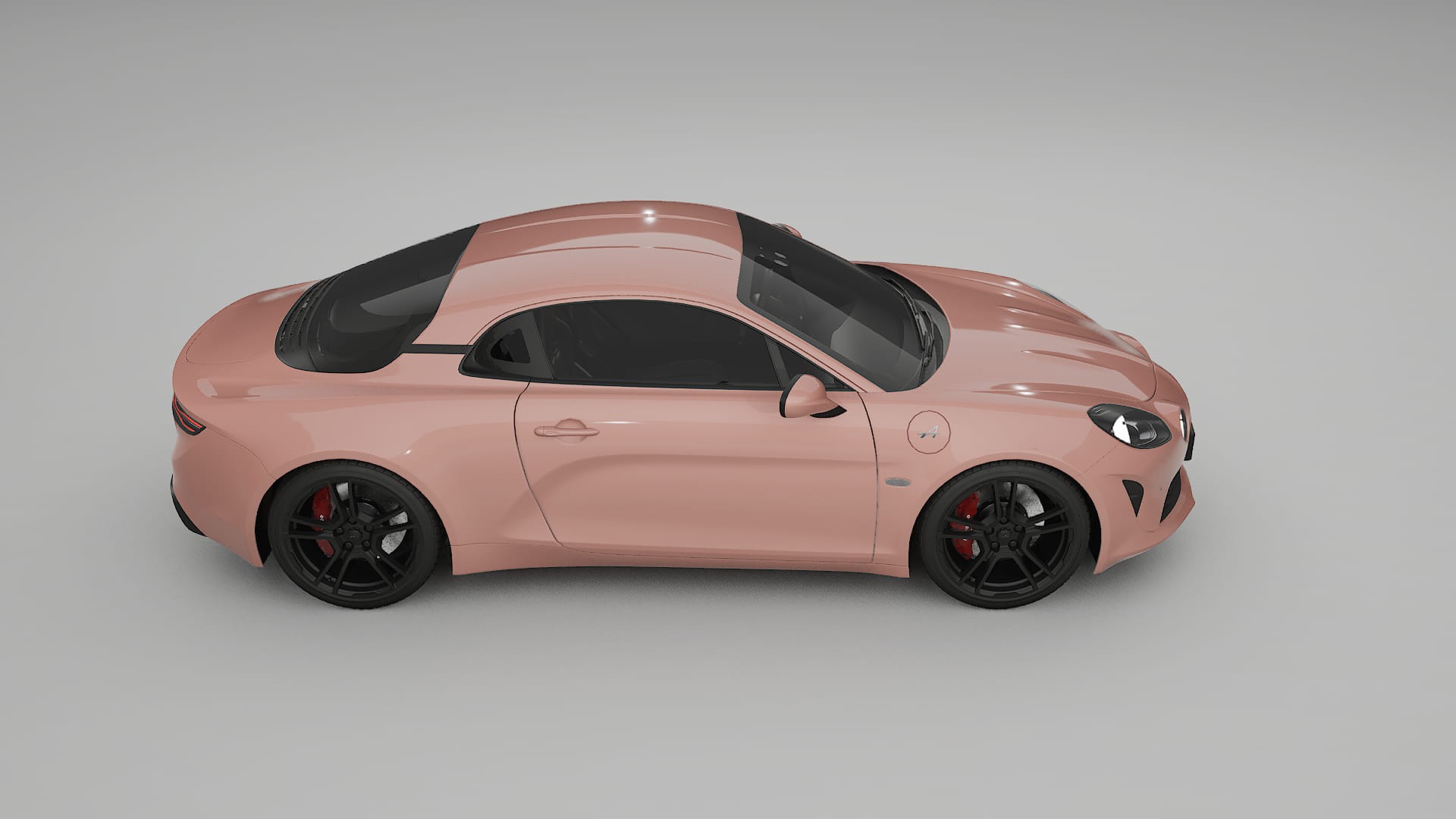 Renault Alpine A110 TPU Lackskyddsfilm | BLUSH Färgskiftande PPF – Komplett Förskuret Kit