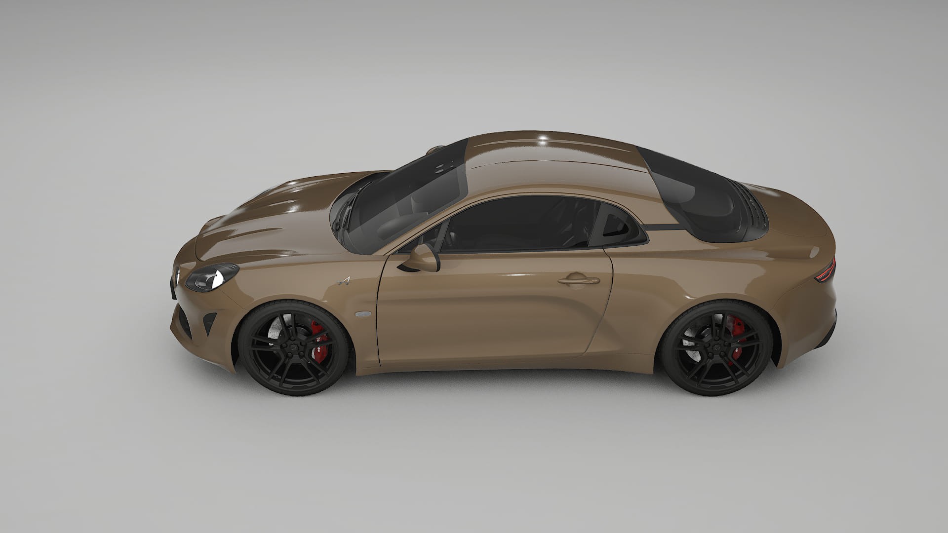 Renault Alpine A110 TPU Lackskyddsfilm | SAHARA Färgskiftande PPF – Komplett Förskuret Kit