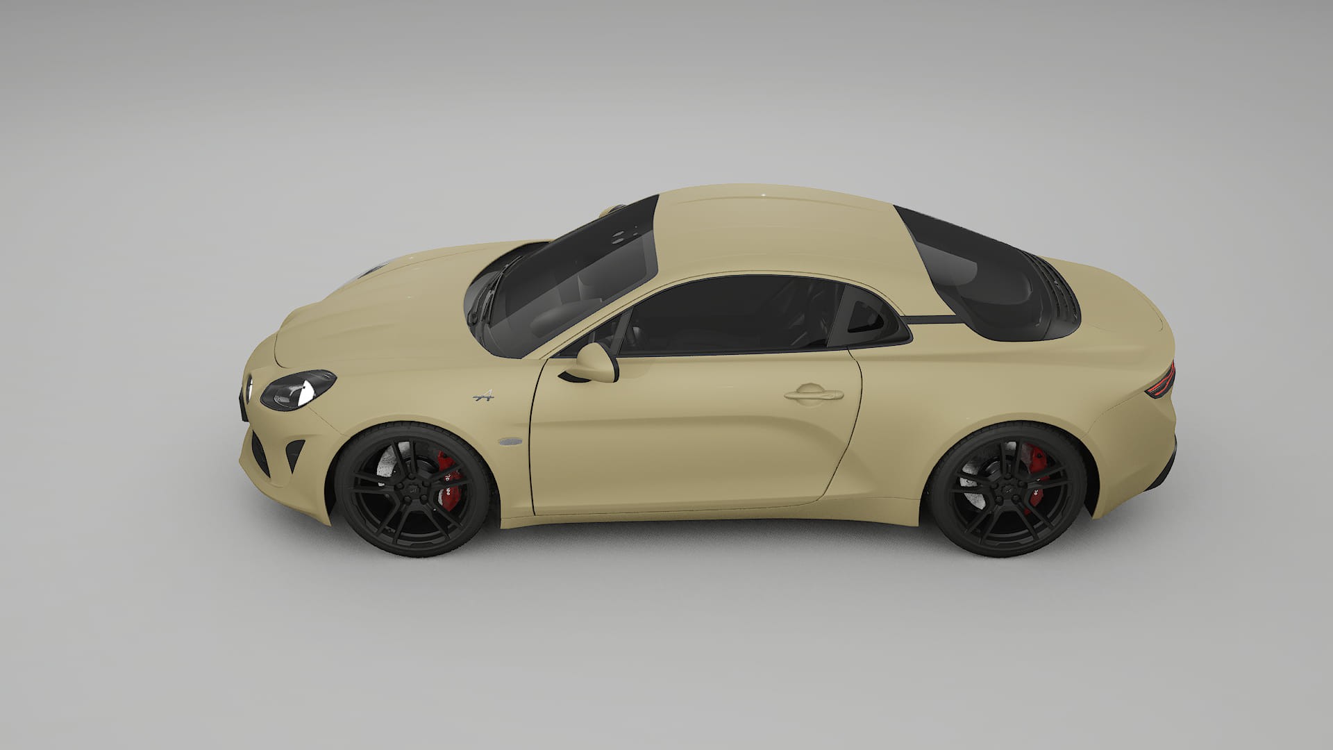 Renault Alpine A110 TPU Lackskyddsfilm | SAND Färgskiftande PPF – Komplett Förskuret Kit