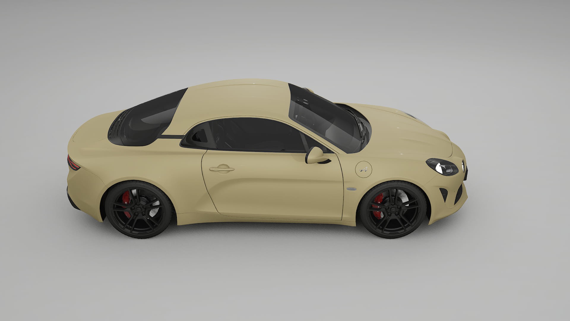 Renault Alpine A110 TPU Lackskyddsfilm | SAND Färgskiftande PPF – Komplett Förskuret Kit