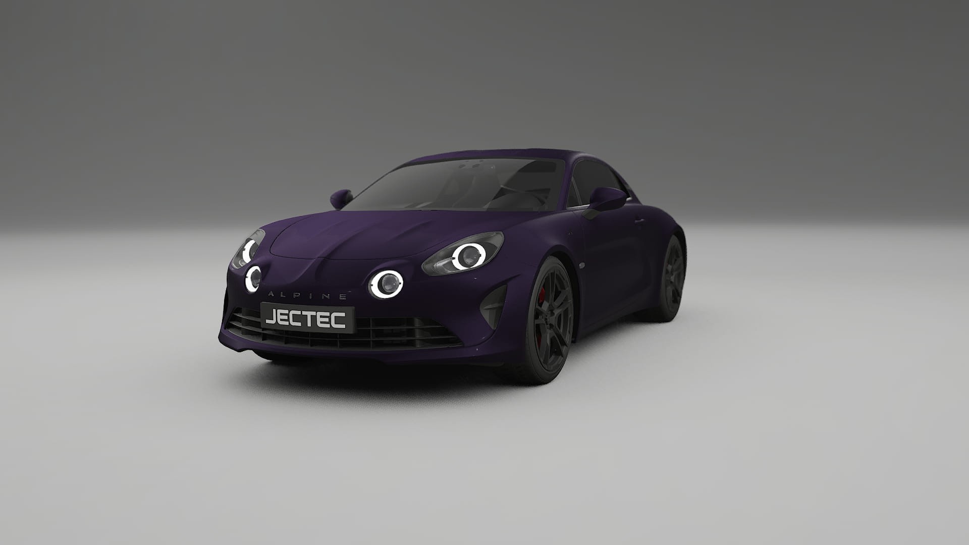 Renault Alpine A110 TPU Lackskyddsfilm | VIOLET Färgskiftande PPF – Komplett Förskuret Kit