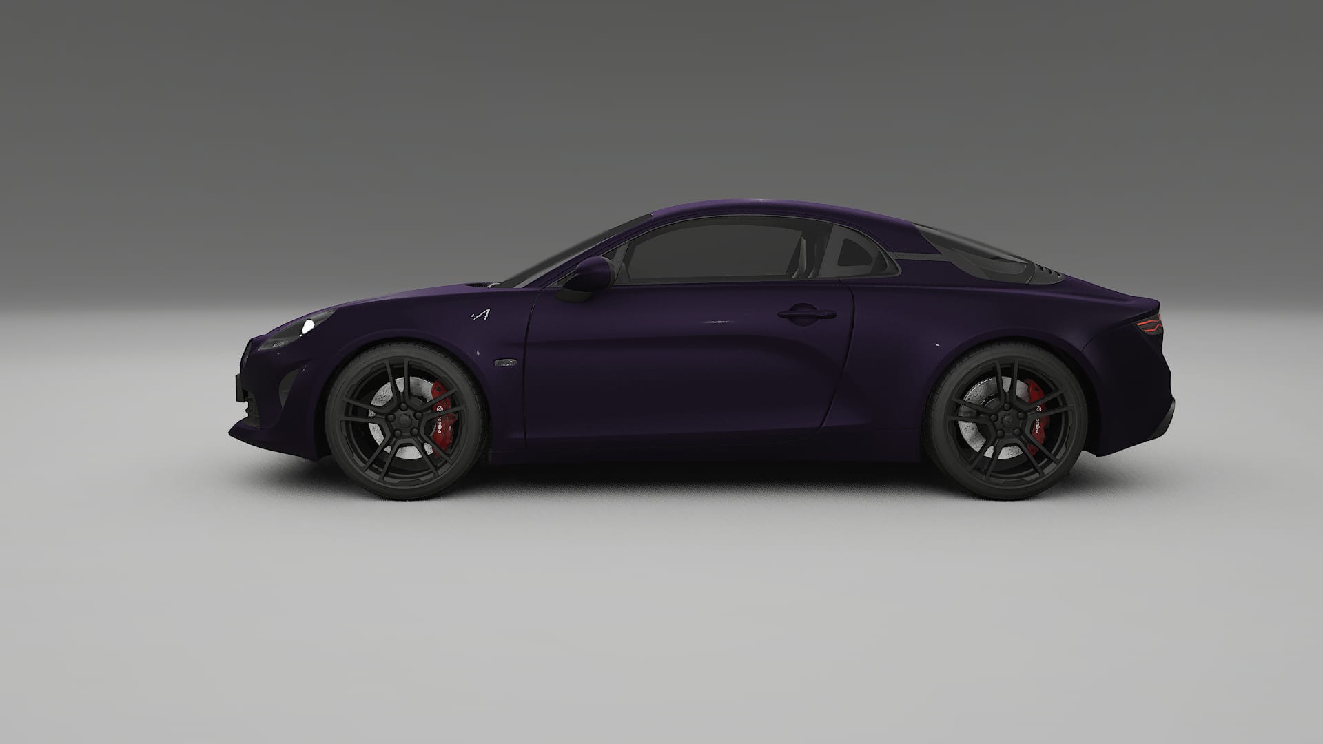 Renault Alpine A110 TPU Lackskyddsfilm | VIOLET Färgskiftande PPF – Komplett Förskuret Kit