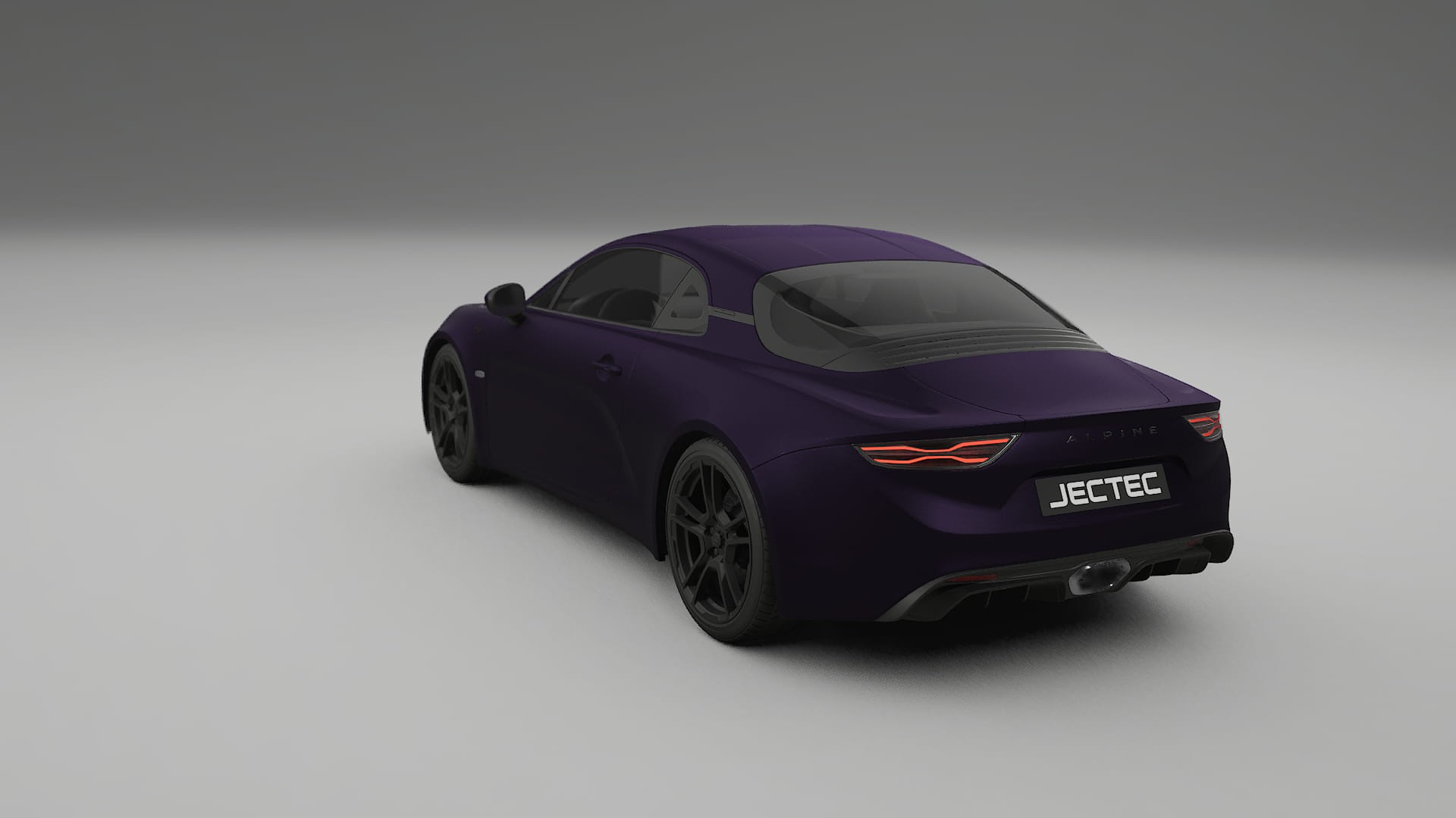 Renault Alpine A110 TPU Lackskyddsfilm | VIOLET Färgskiftande PPF – Komplett Förskuret Kit
