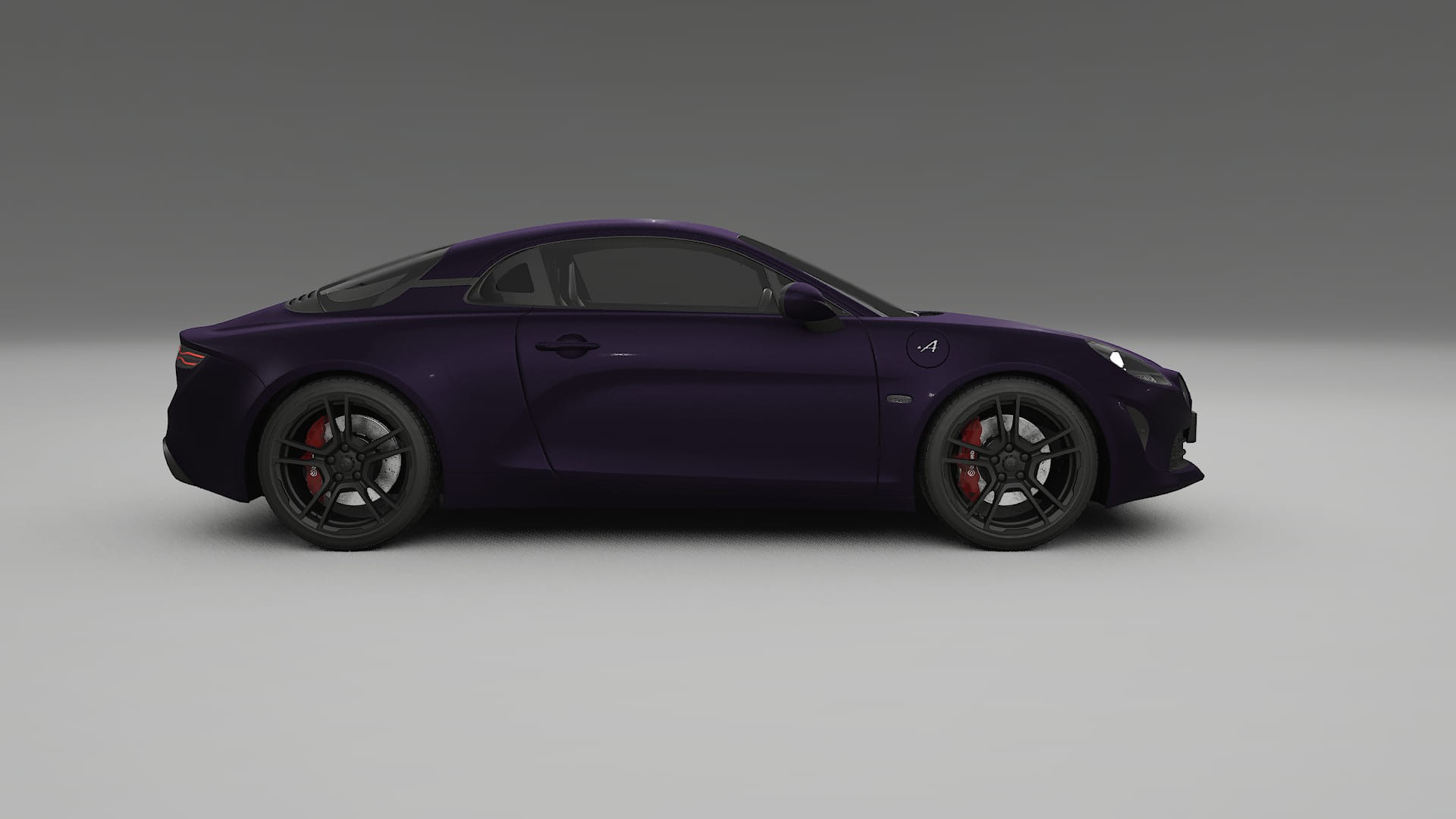 Renault Alpine A110 TPU Lackskyddsfilm | VIOLET Färgskiftande PPF – Komplett Förskuret Kit