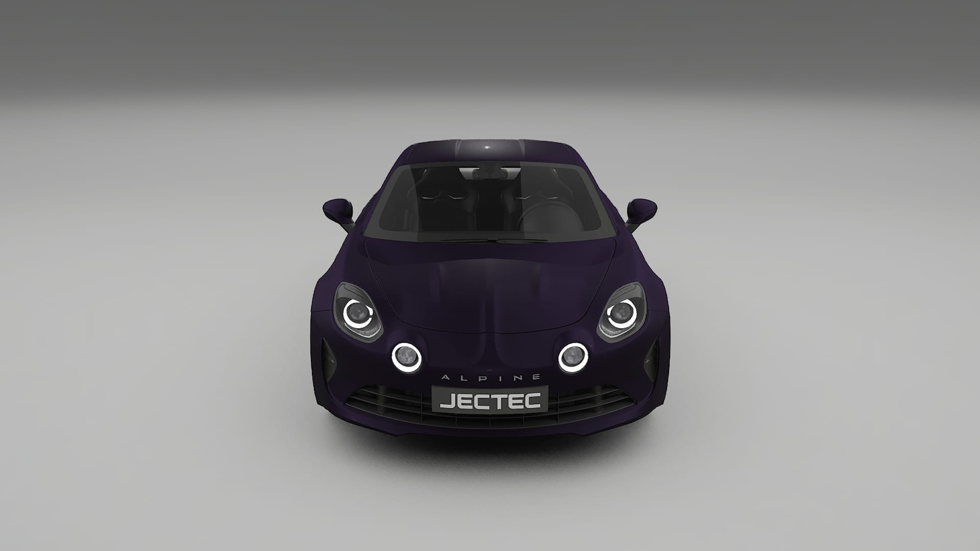 Renault Alpine A110 TPU Lackskyddsfilm | VIOLET Färgskiftande PPF – Komplett Förskuret Kit