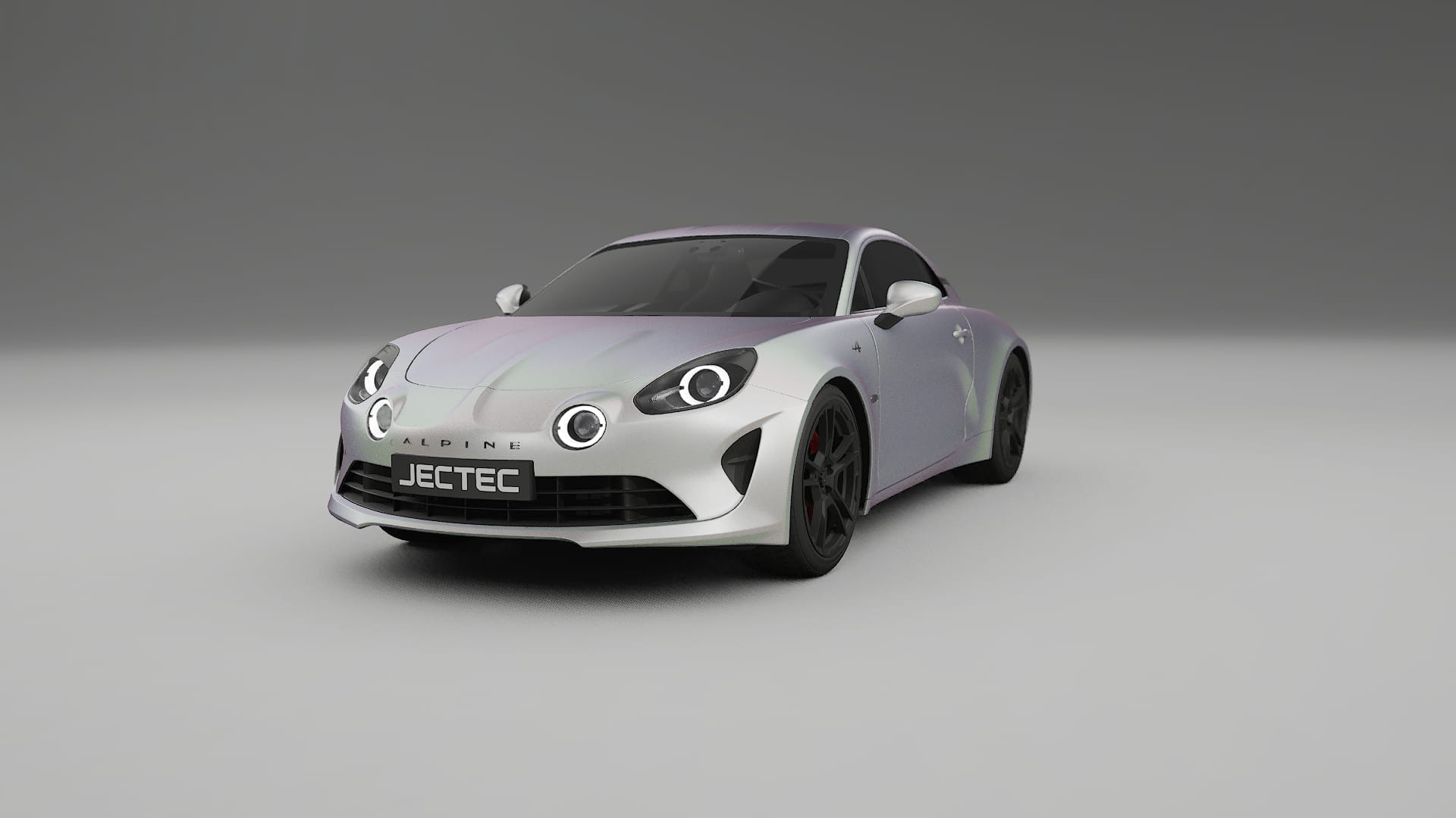 Renault Alpine A110 TPU Lackskyddsfilm | NEBULA Färgskiftande PPF – Komplett Förskuret Kit