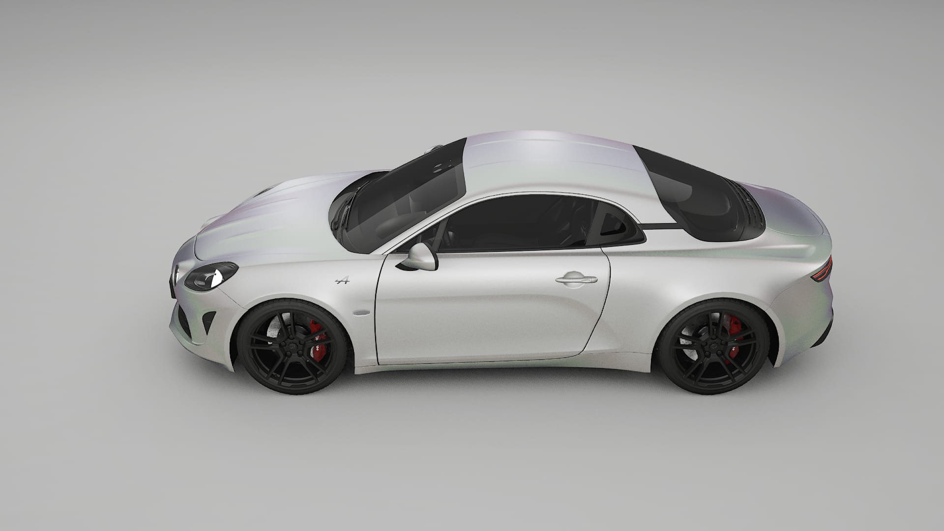 Renault Alpine A110 TPU Lackskyddsfilm | NEBULA Färgskiftande PPF – Komplett Förskuret Kit