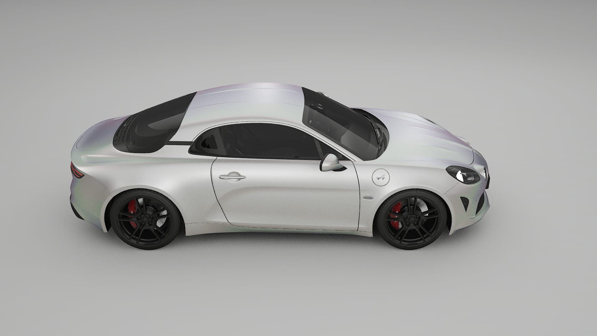 Renault Alpine A110 TPU Lackskyddsfilm | NEBULA Färgskiftande PPF – Komplett Förskuret Kit