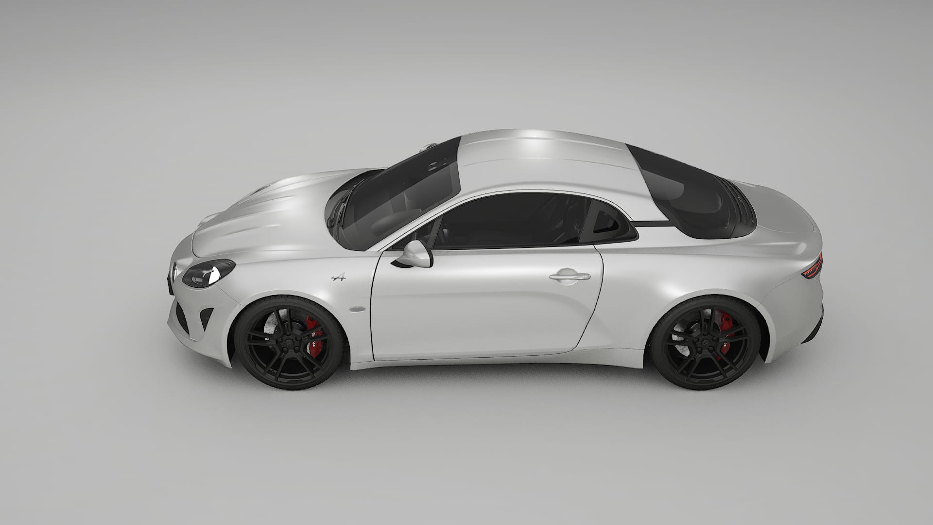 Renault Alpine A110 TPU Lackskyddsfilm | OPAL Färgskiftande PPF – Komplett Förskuret Kit