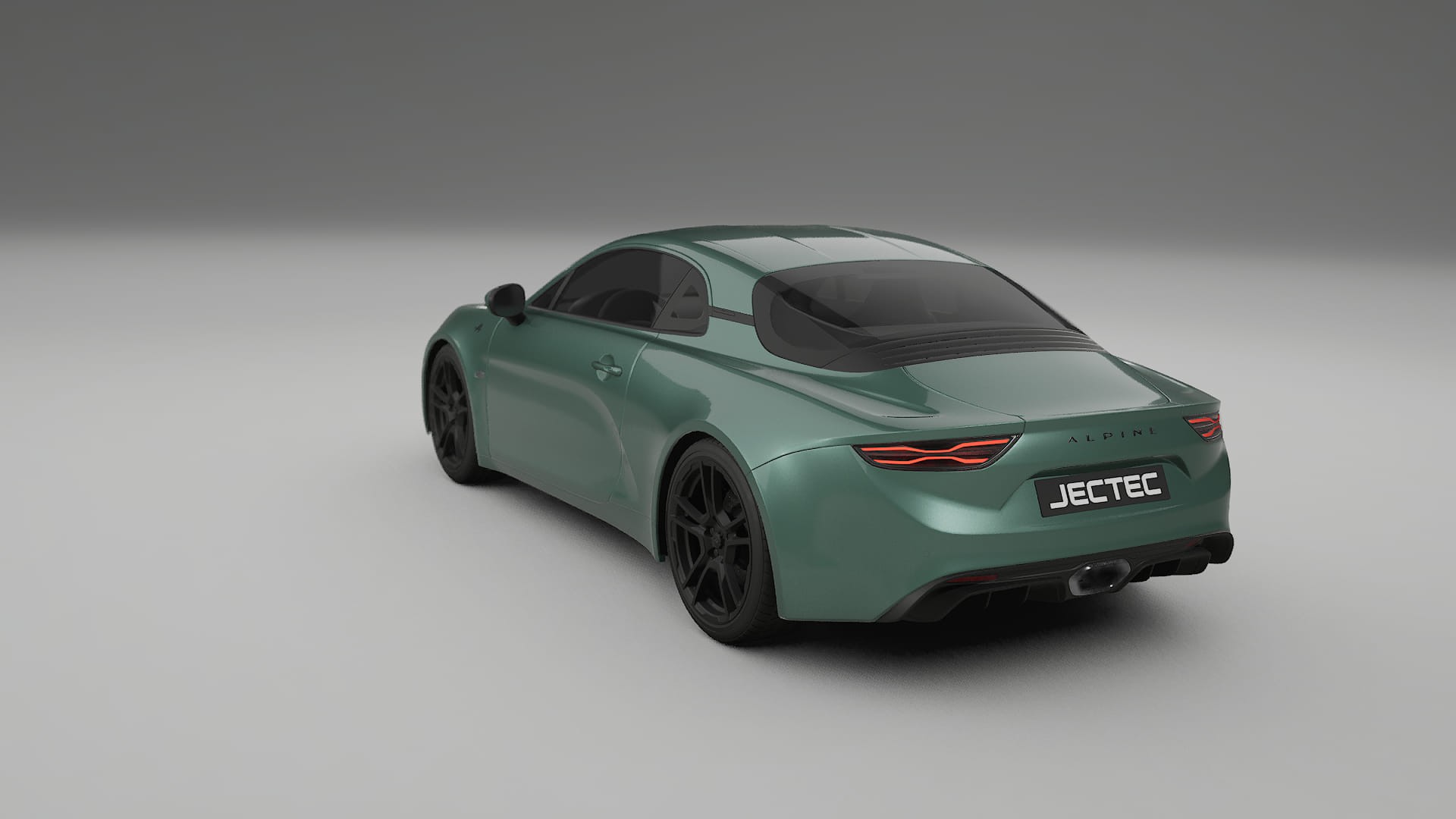 Renault Alpine A110 TPU Lackskyddsfilm | EVERGREEN Färgskiftande PPF – Komplett Förskuret Kit