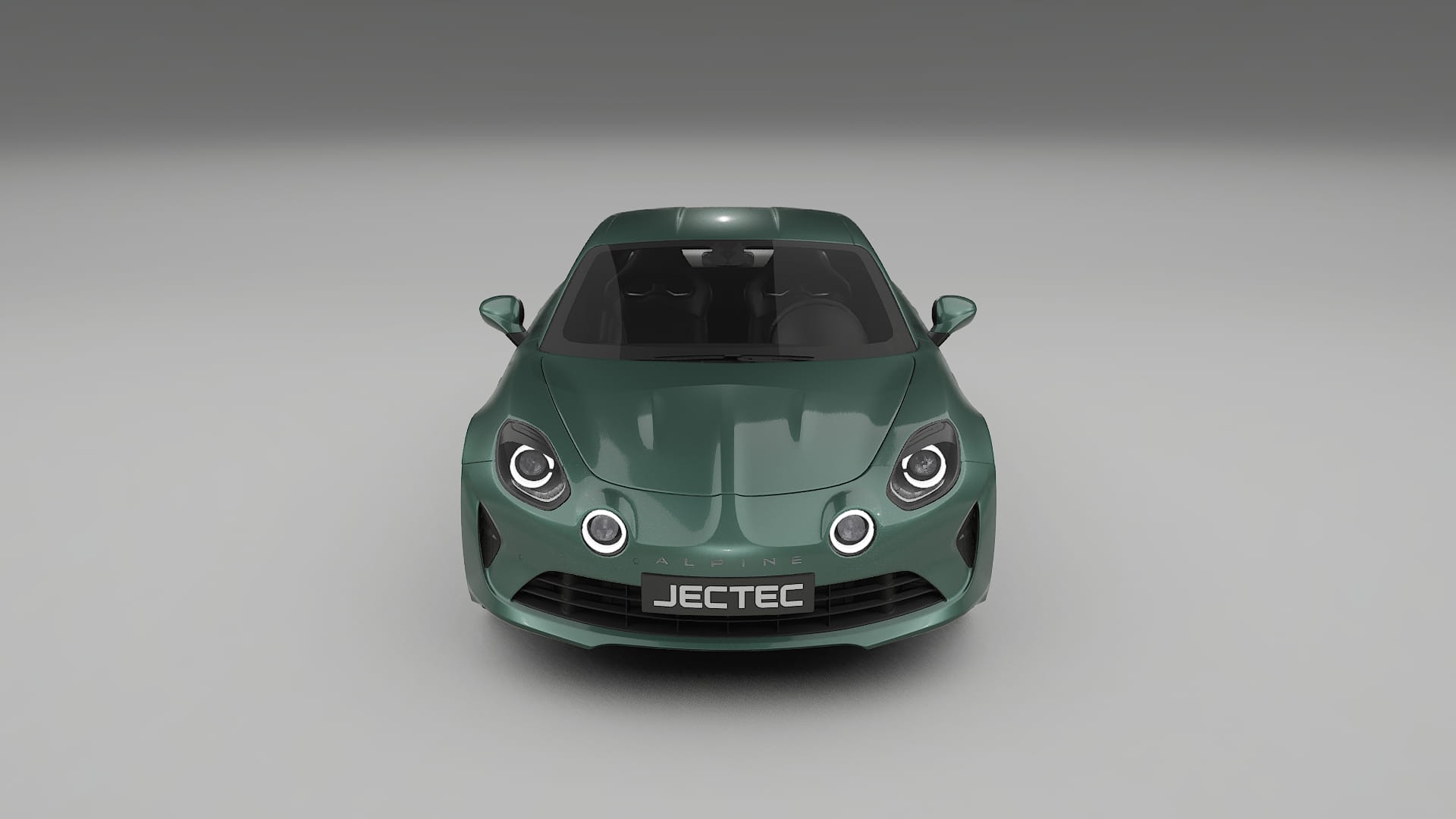 Renault Alpine A110 TPU Lackskyddsfilm | EVERGREEN Färgskiftande PPF – Komplett Förskuret Kit