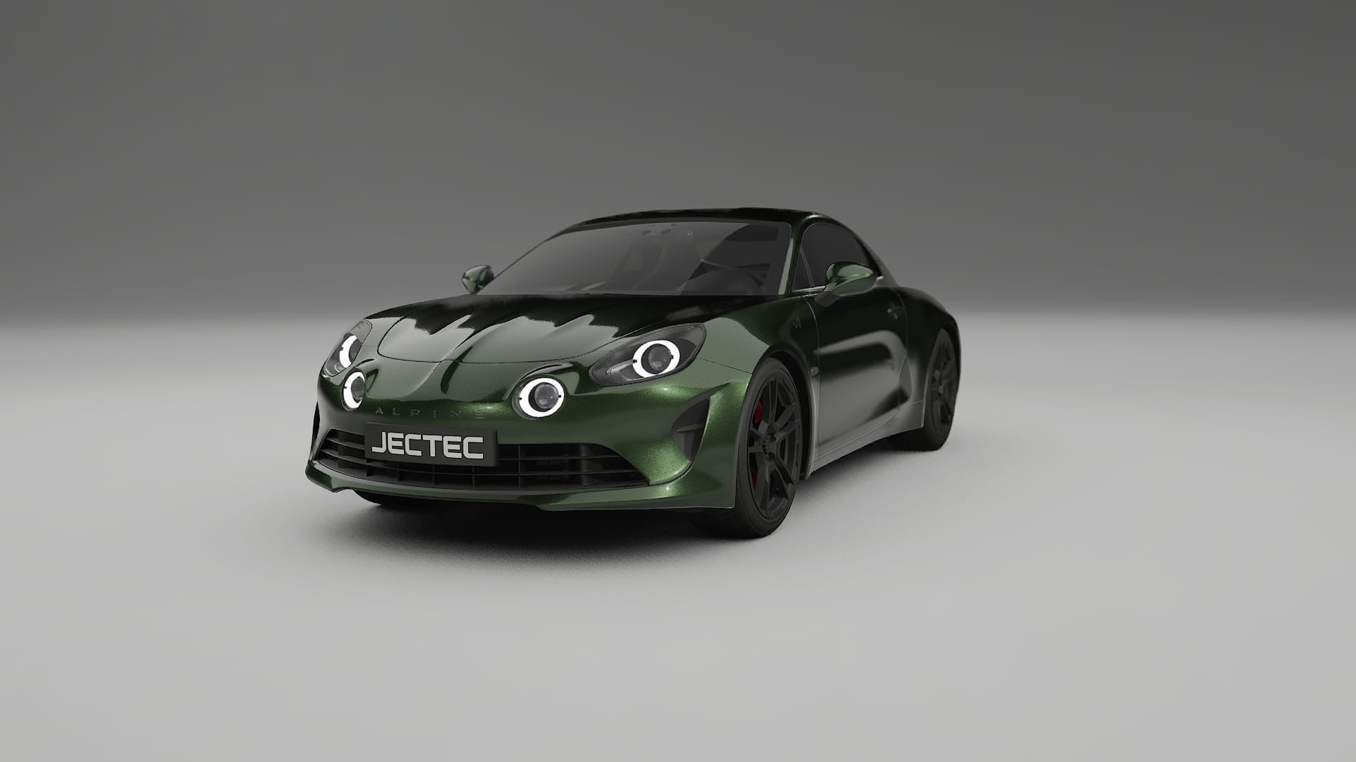 Renault Alpine A110 TPU Lackskyddsfilm | LAGOON Färgskiftande PPF – Komplett Förskuret Kit