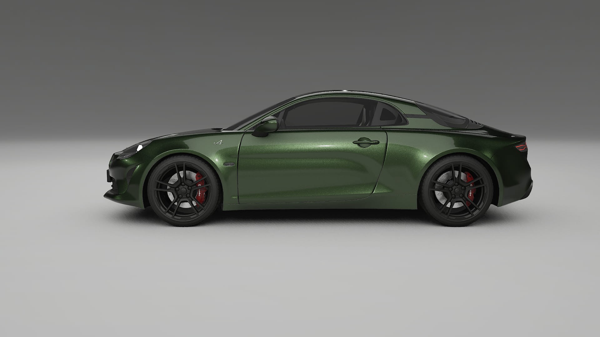 Renault Alpine A110 TPU Lackskyddsfilm | LAGOON Färgskiftande PPF – Komplett Förskuret Kit