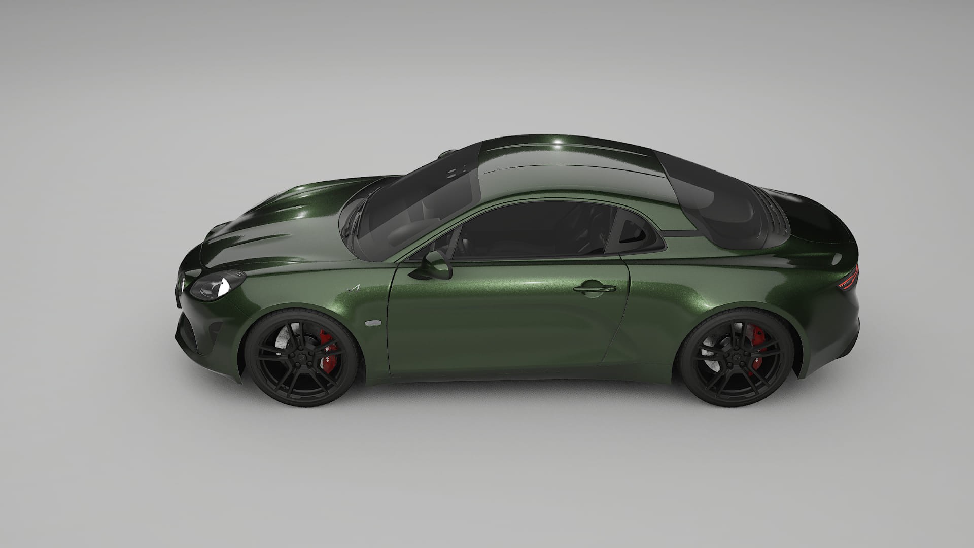 Renault Alpine A110 TPU Lackskyddsfilm | LAGOON Färgskiftande PPF – Komplett Förskuret Kit