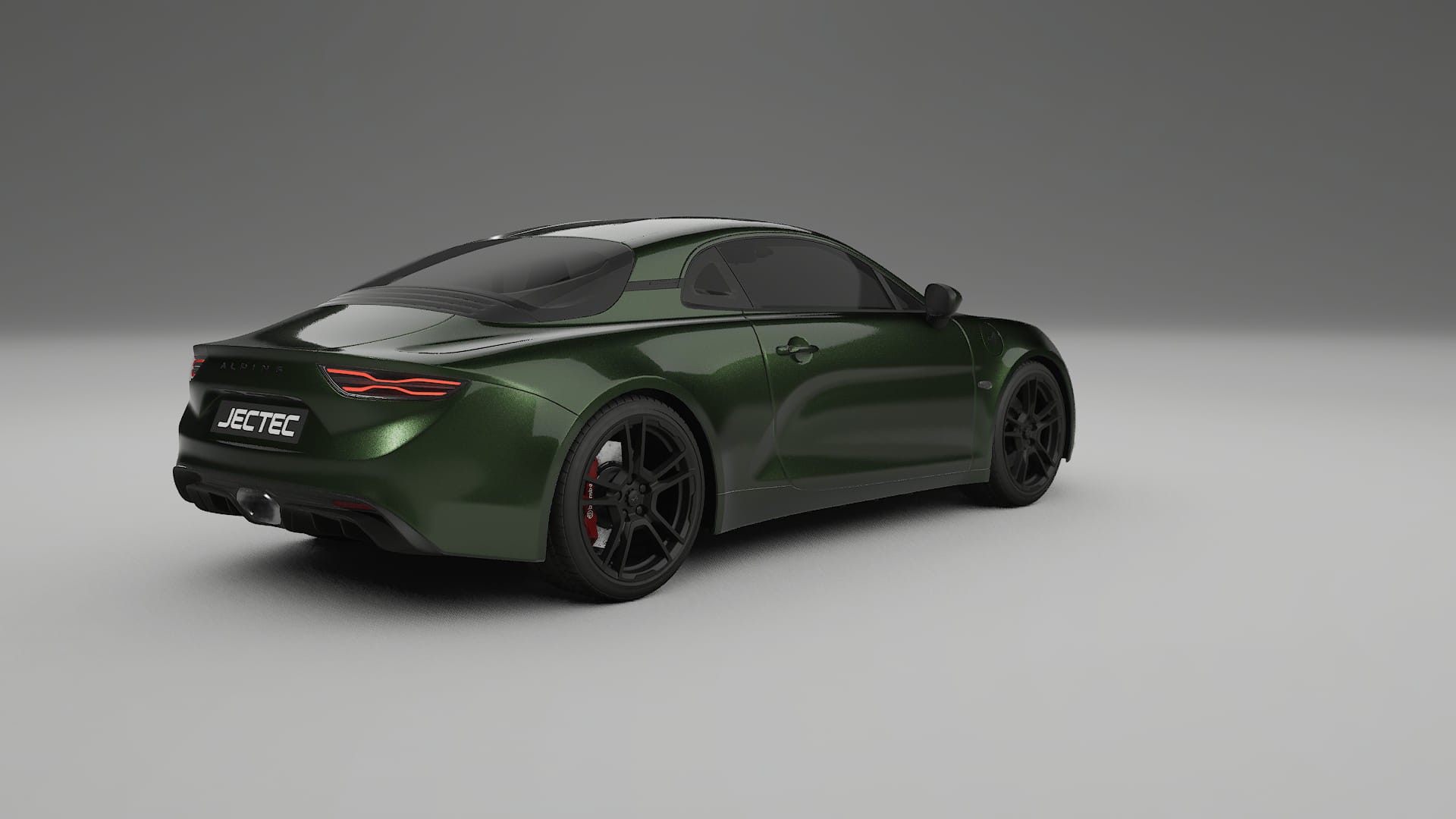 Renault Alpine A110 TPU Lackskyddsfilm | LAGOON Färgskiftande PPF – Komplett Förskuret Kit