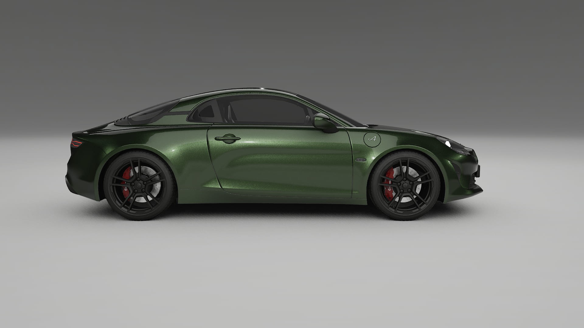 Renault Alpine A110 TPU Lackskyddsfilm | LAGOON Färgskiftande PPF – Komplett Förskuret Kit