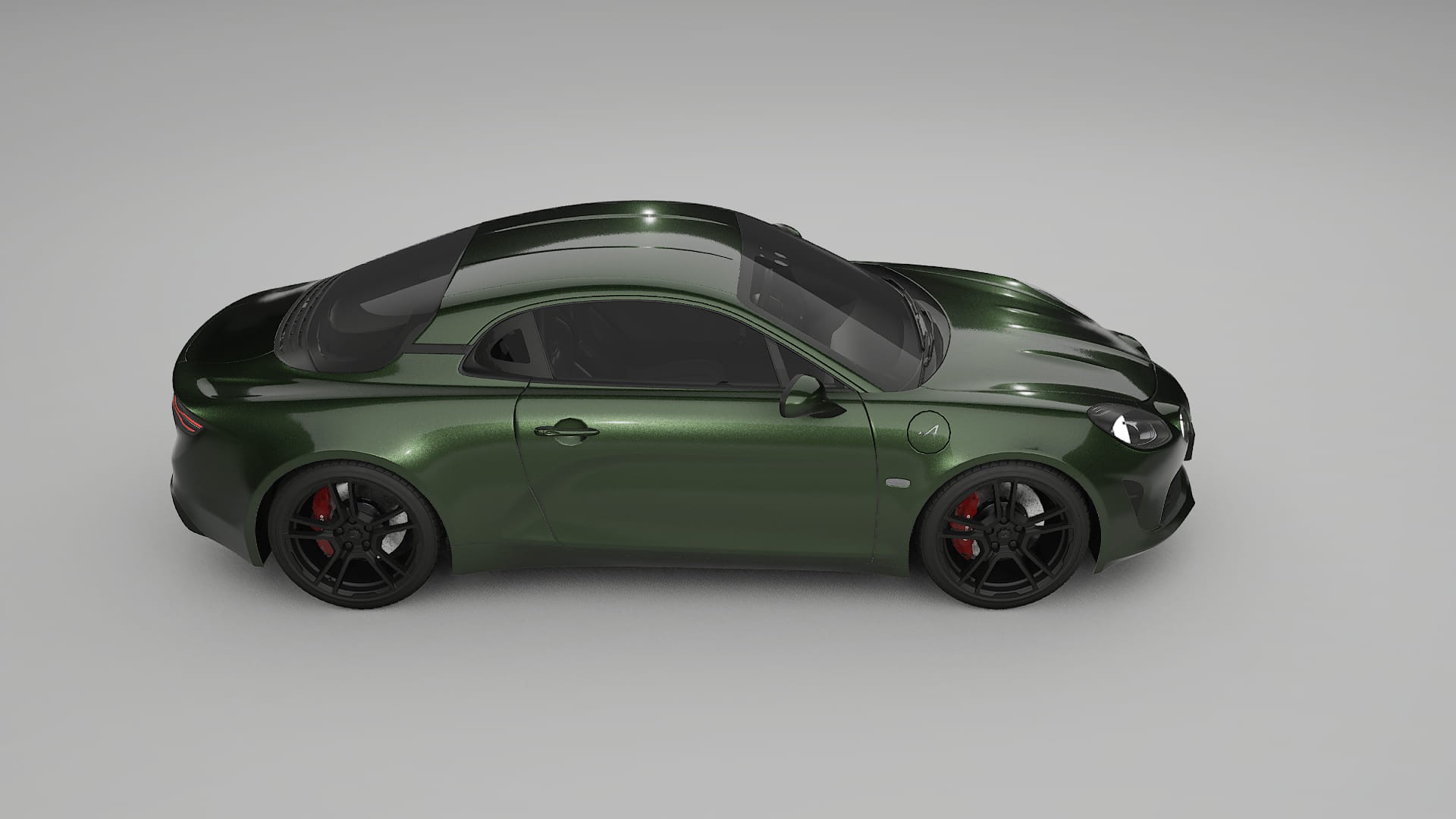 Renault Alpine A110 TPU Lackskyddsfilm | LAGOON Färgskiftande PPF – Komplett Förskuret Kit