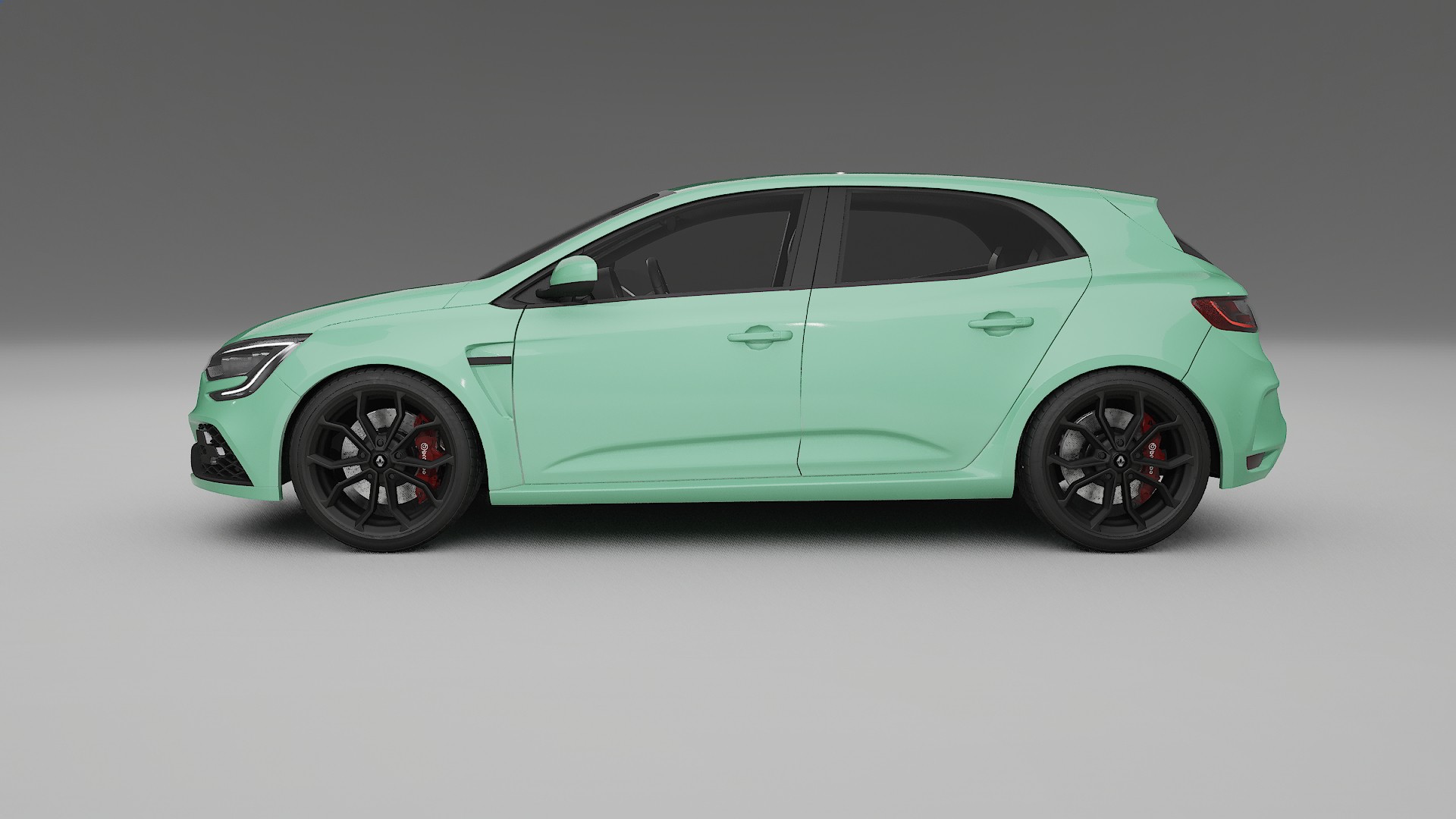 Renault Megane RS IV TPU Lackskyddsfilm | DUSTY Färgskiftande PPF – Komplett Förskuret Kit