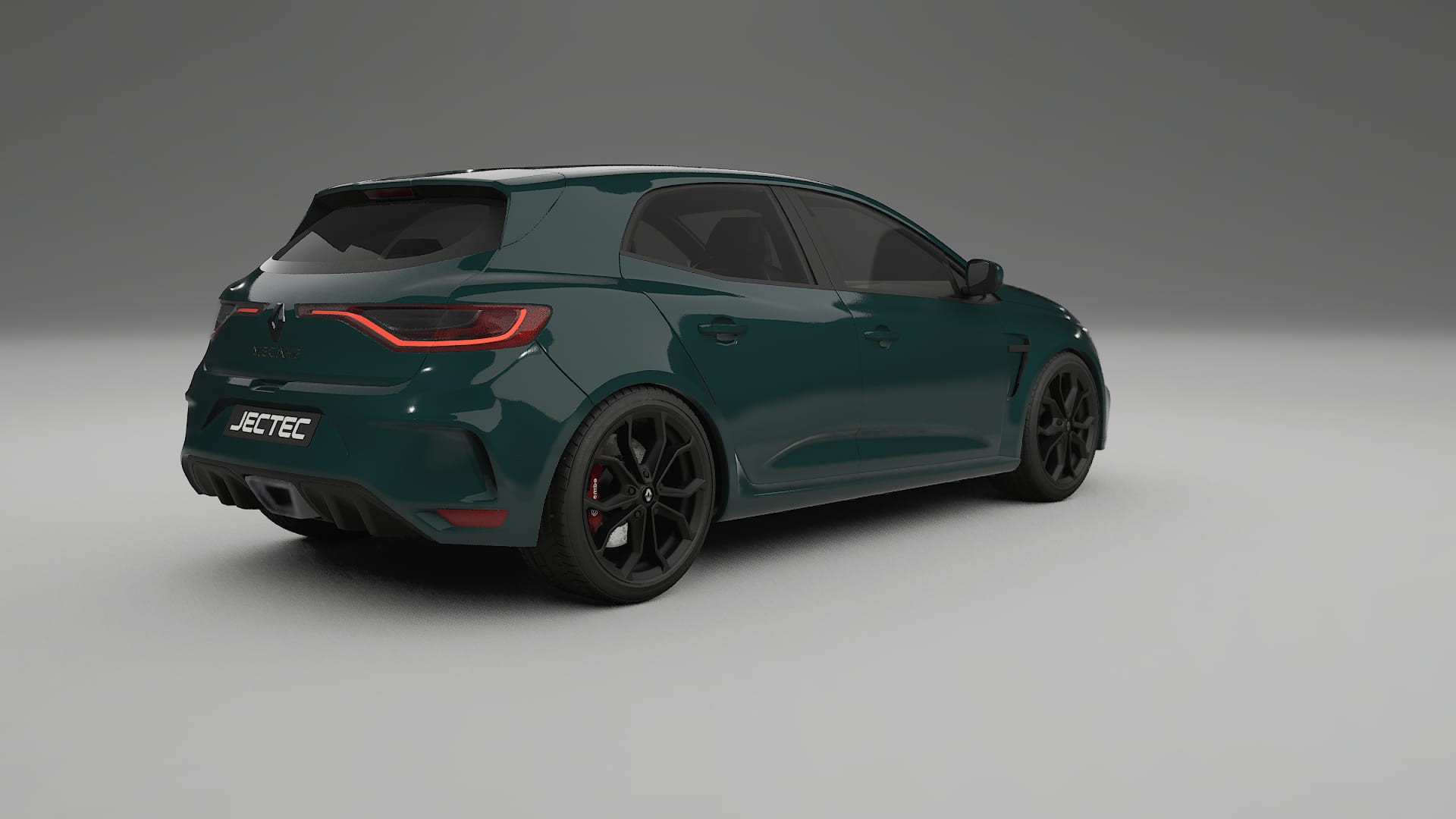 Renault Megane RS IV TPU Lackskyddsfilm | INFERNO Färgskiftande PPF – Komplett Förskuret Kit