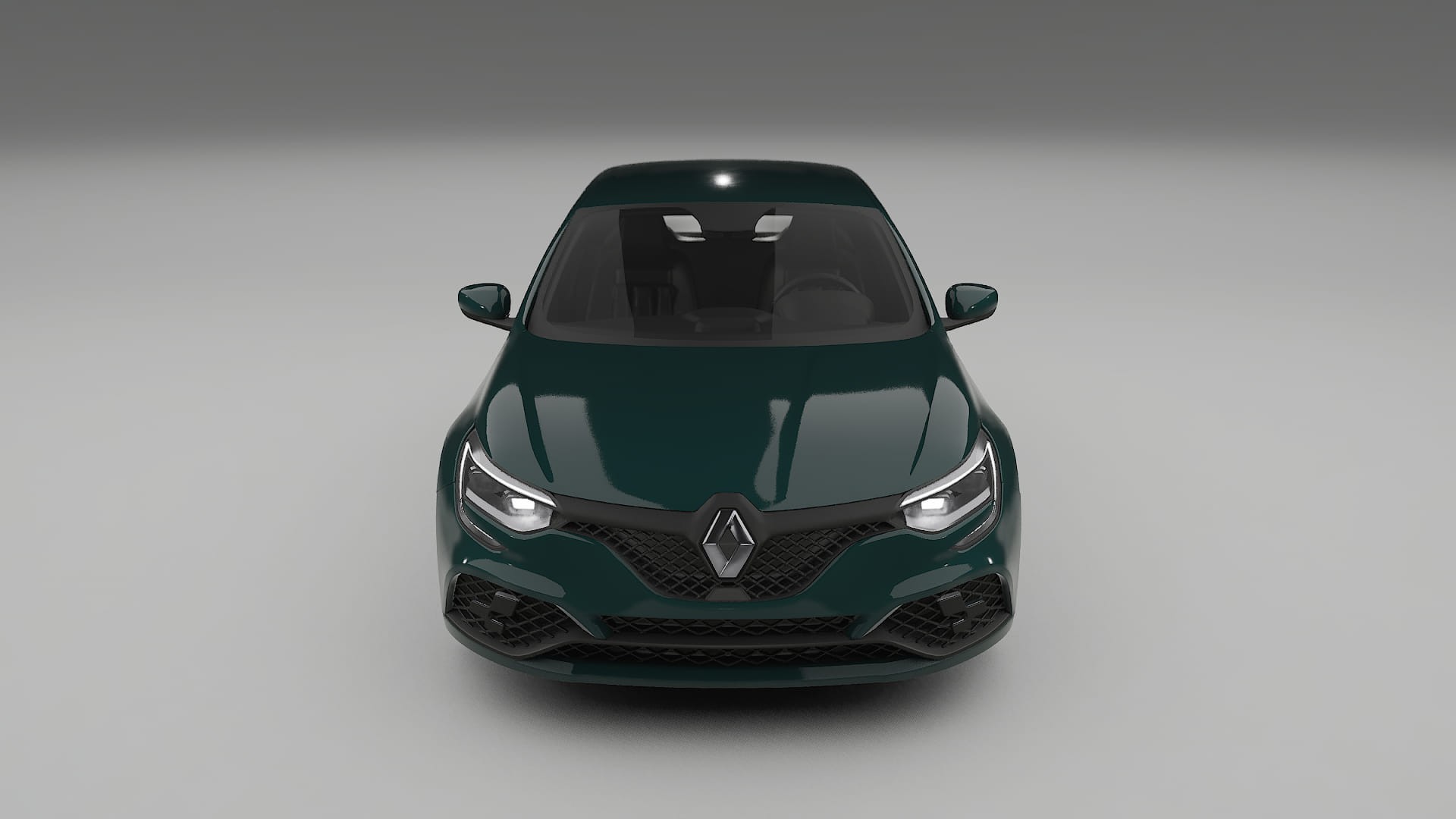 Renault Megane RS IV TPU Lackskyddsfilm | INFERNO Färgskiftande PPF – Komplett Förskuret Kit