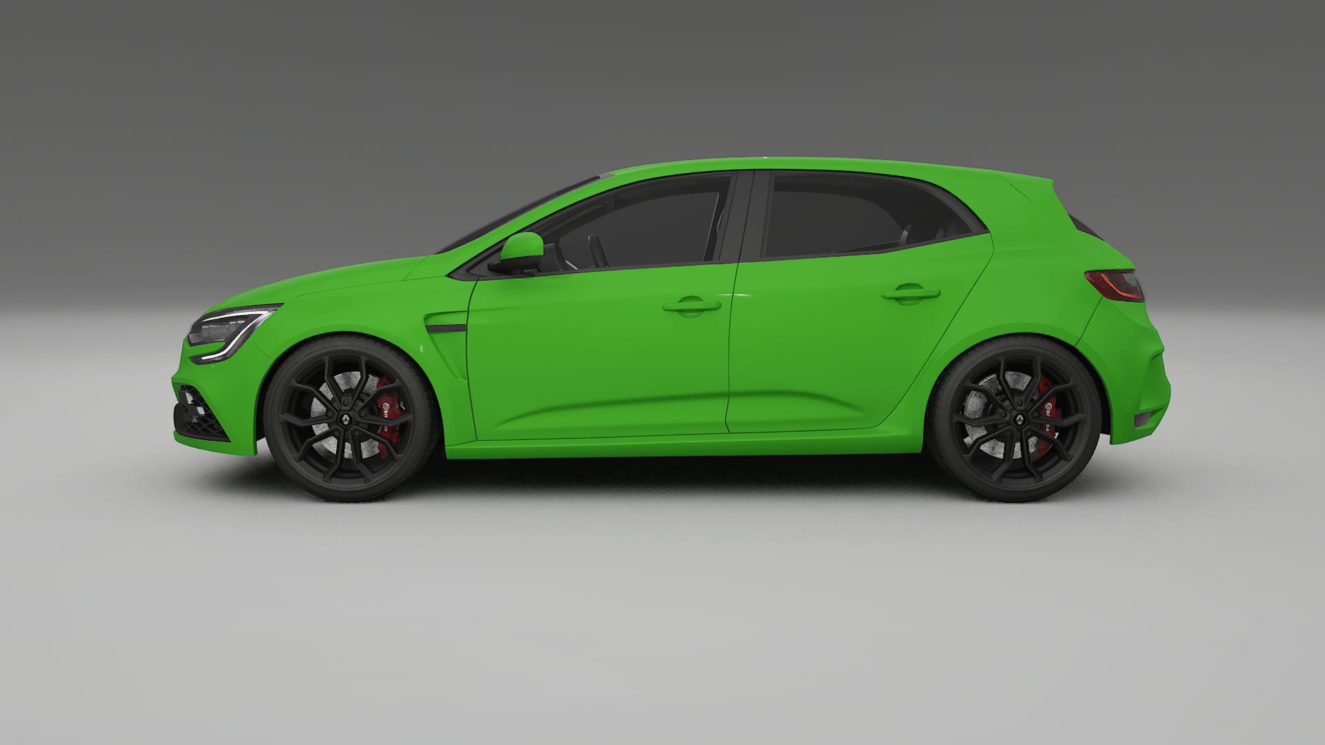 Renault Megane RS IV TPU Lackskyddsfilm | VENOM Färgskiftande PPF – Komplett Förskuret Kit