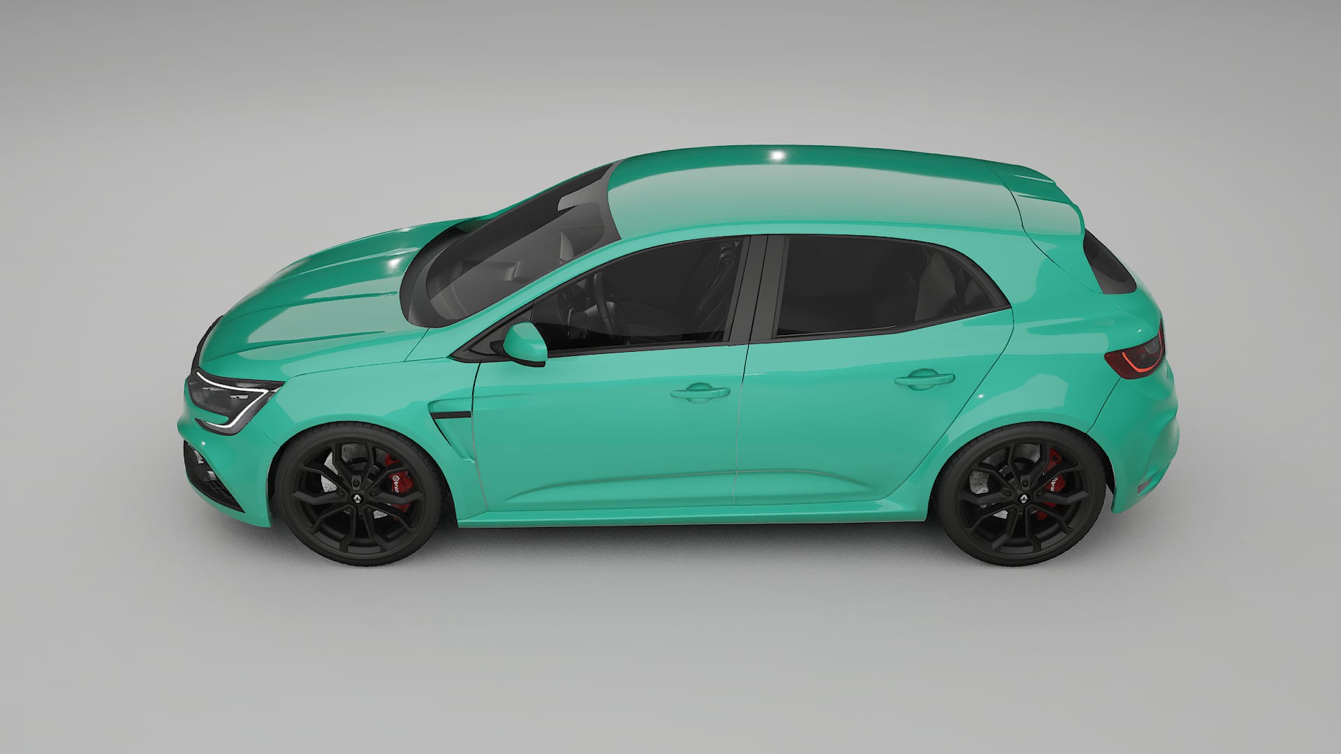 Renault Megane RS IV TPU Lackskyddsfilm | JEWEL Färgskiftande PPF – Komplett Förskuret Kit