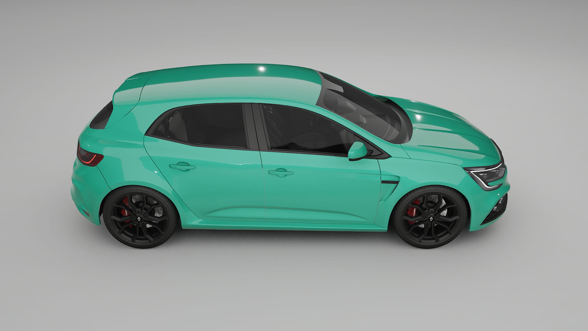 Renault Megane RS IV TPU Lackskyddsfilm | JEWEL Färgskiftande PPF – Komplett Förskuret Kit