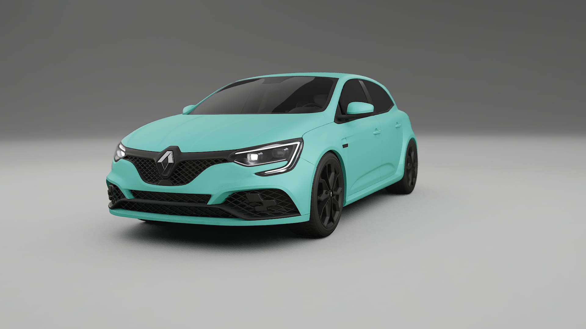 Renault Megane RS IV TPU Lackskyddsfilm | FROST Färgskiftande PPF – Komplett Förskuret Kit