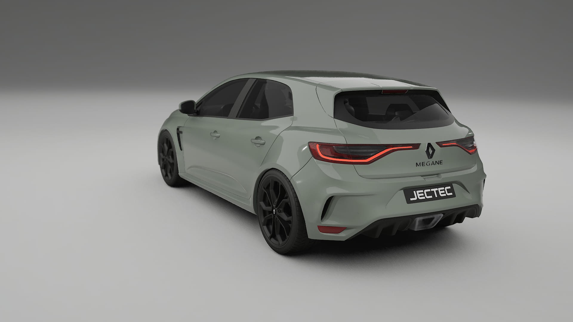 Renault Megane RS IV TPU Lackskyddsfilm | SLATE Färgskiftande PPF – Komplett Förskuret Kit