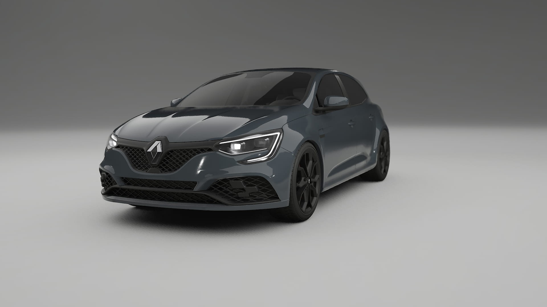 Renault Megane RS IV TPU Lackskyddsfilm | GRANITE Färgskiftande PPF – Komplett Förskuret Kit