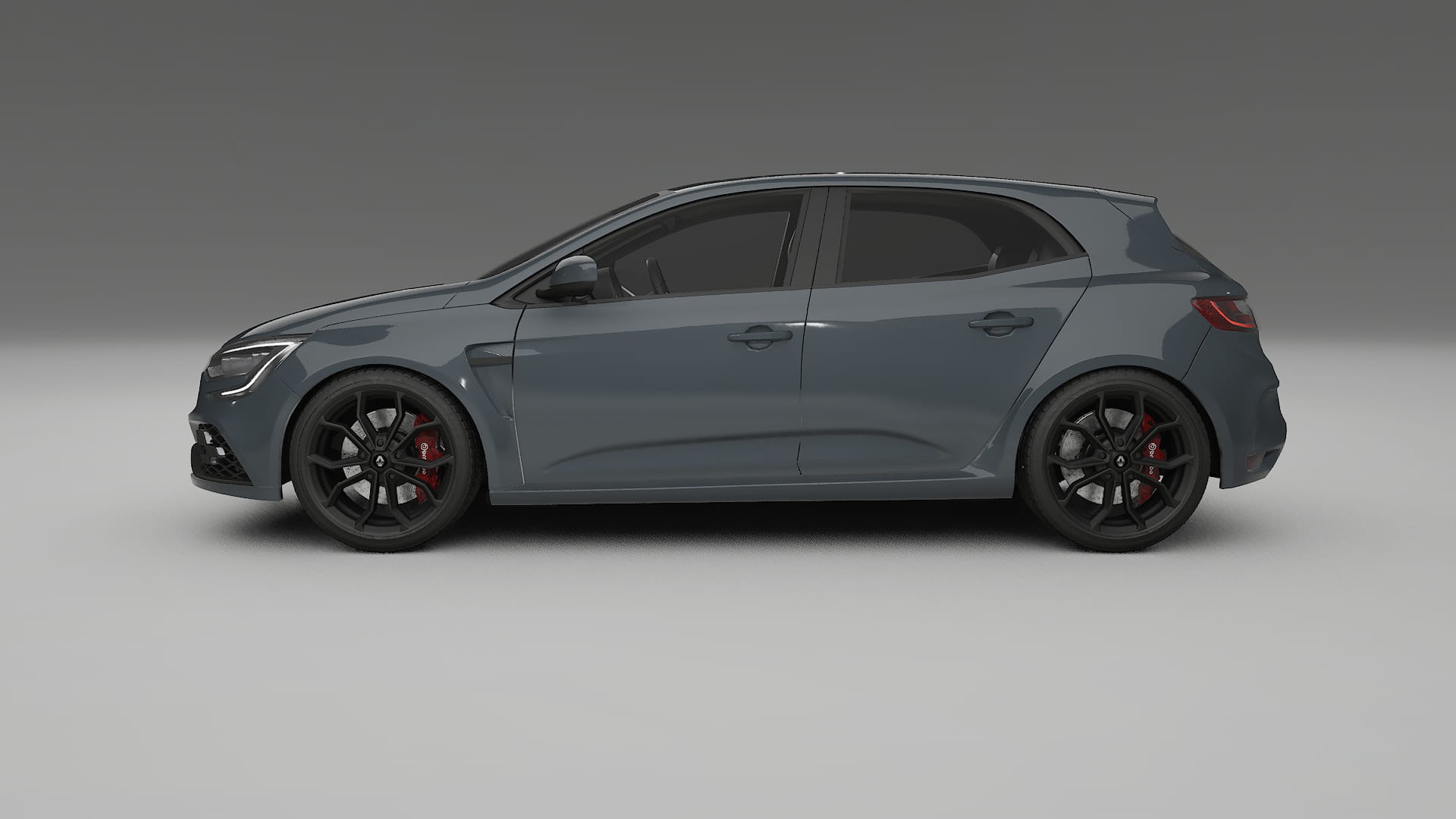 Renault Megane RS IV TPU Lackskyddsfilm | GRANITE Färgskiftande PPF – Komplett Förskuret Kit