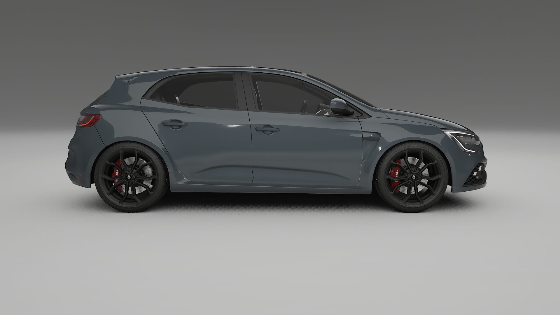 Renault Megane RS IV TPU Lackskyddsfilm | GRANITE Färgskiftande PPF – Komplett Förskuret Kit