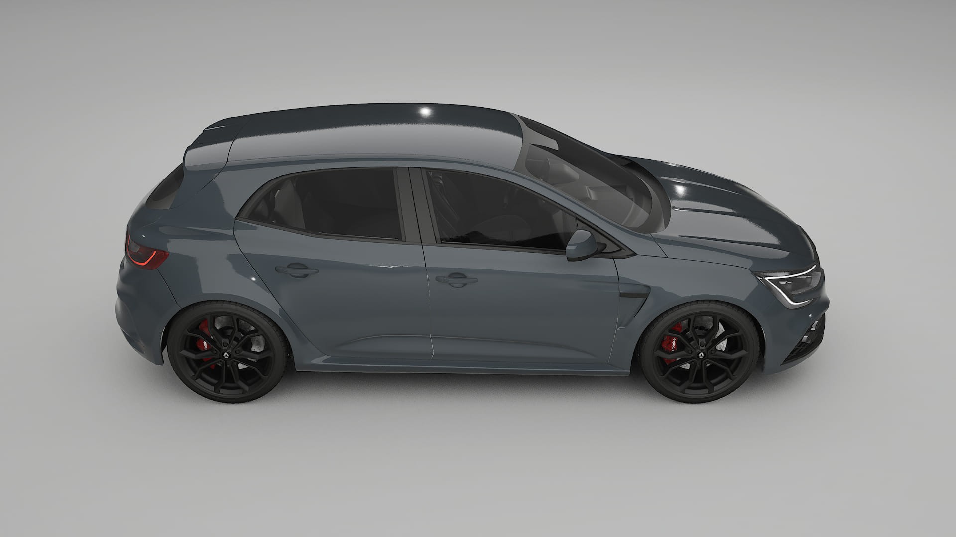 Renault Megane RS IV TPU Lackskyddsfilm | GRANITE Färgskiftande PPF – Komplett Förskuret Kit