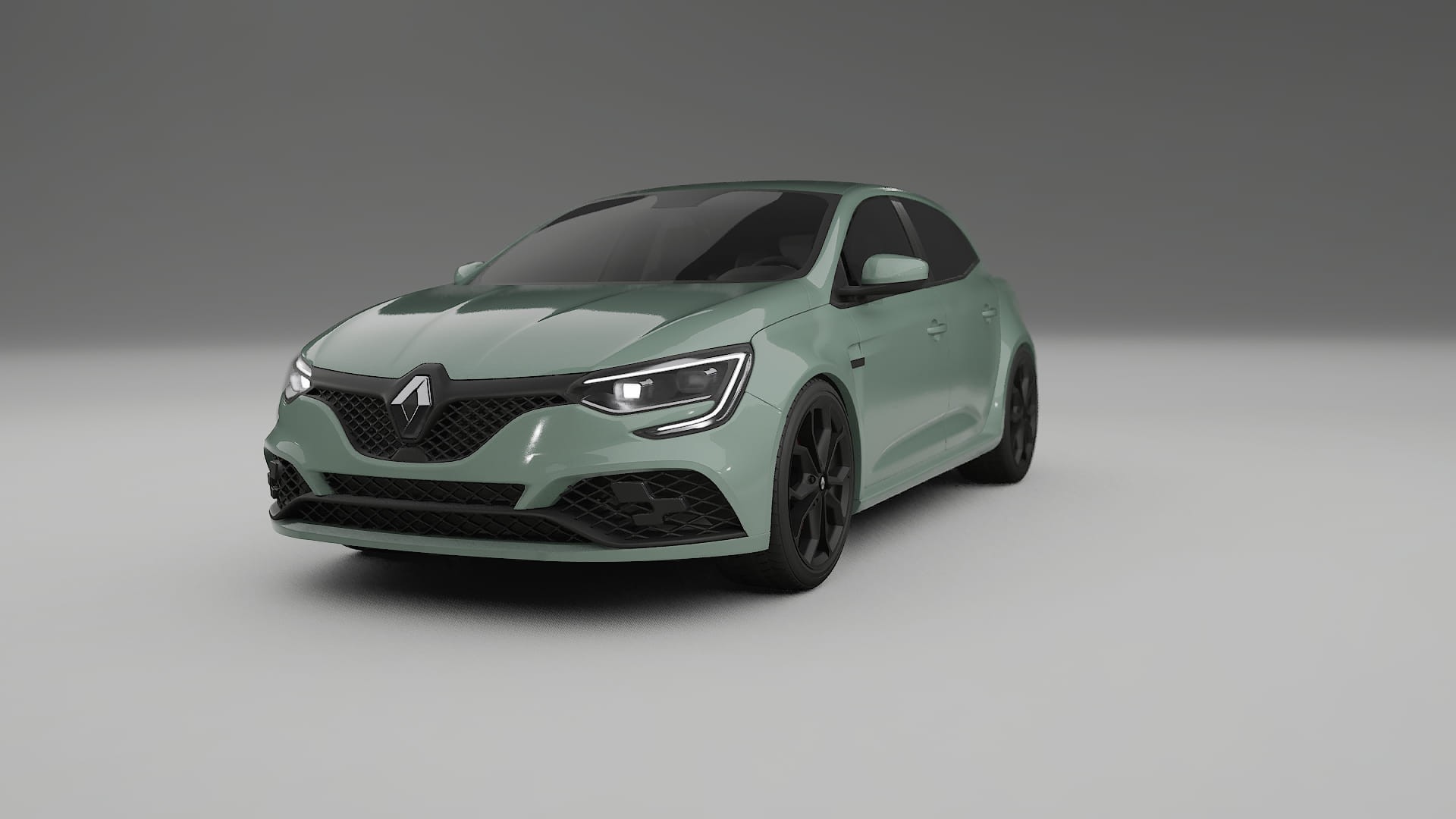 Renault Megane RS IV TPU Lackskyddsfilm | CINDER Färgskiftande PPF – Komplett Förskuret Kit