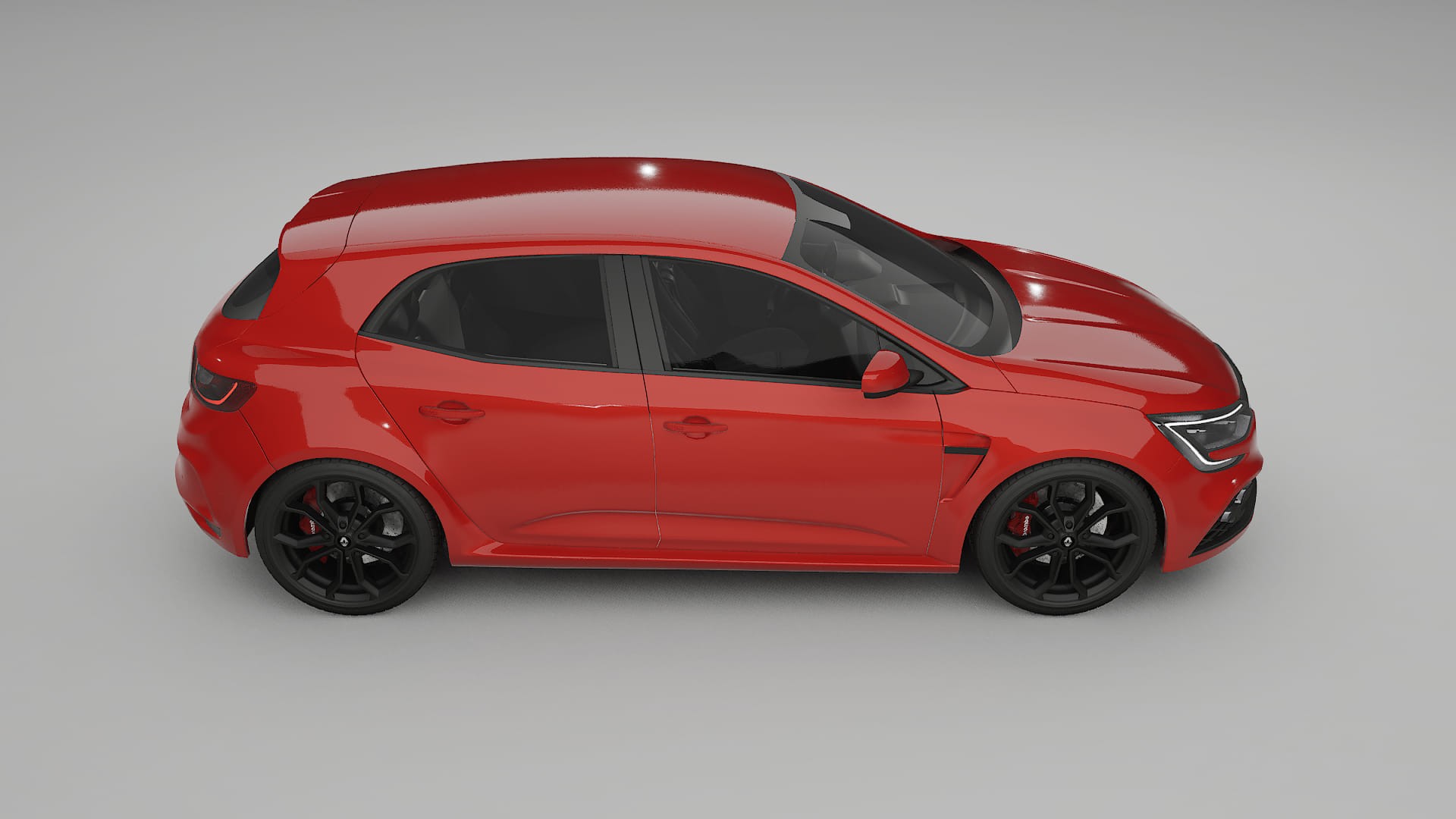 Renault Megane RS IV TPU Lackskyddsfilm | BLAZE Färgskiftande PPF – Komplett Förskuret Kit