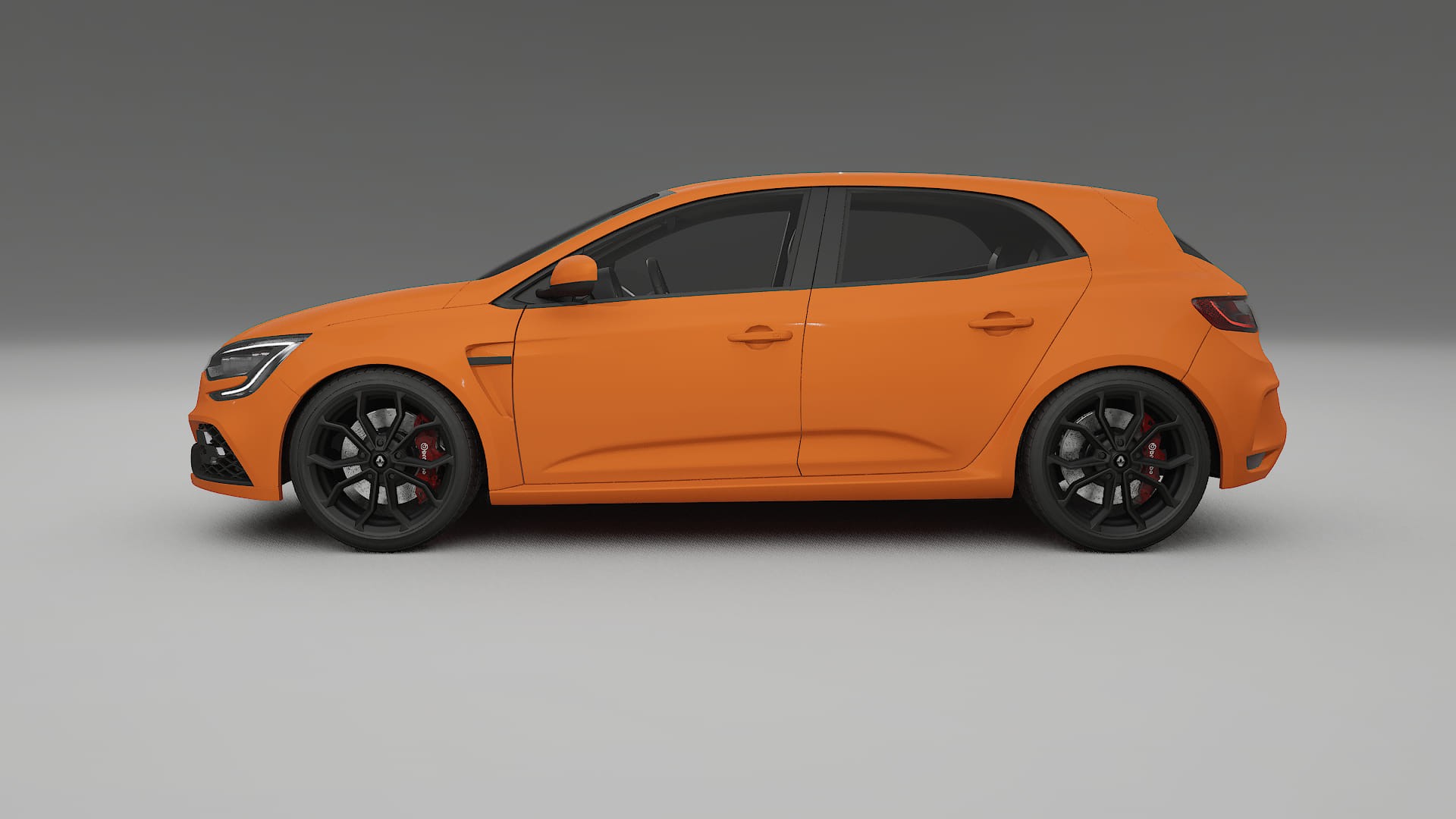 Renault Megane RS IV TPU Lackskyddsfilm | ROCKET Färgskiftande PPF – Komplett Förskuret Kit