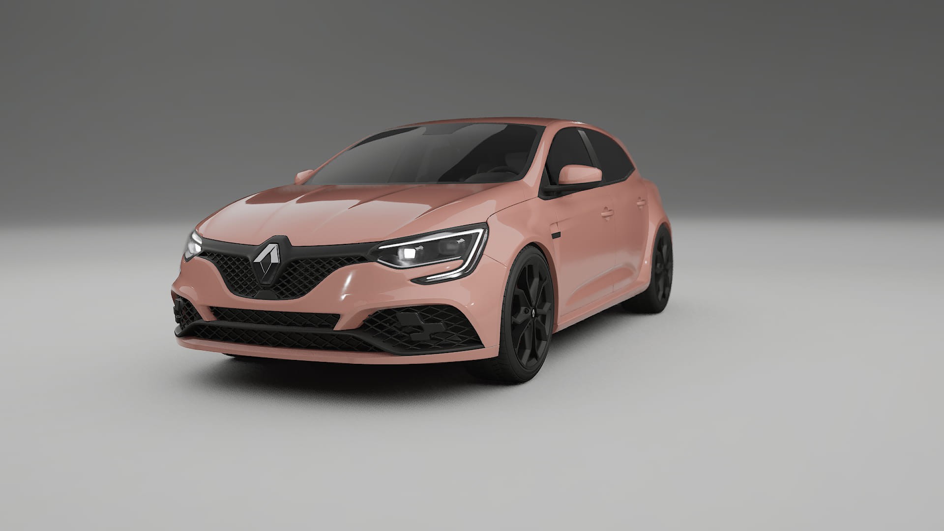 Renault Megane RS IV TPU Lackskyddsfilm | BLUSH Färgskiftande PPF – Komplett Förskuret Kit