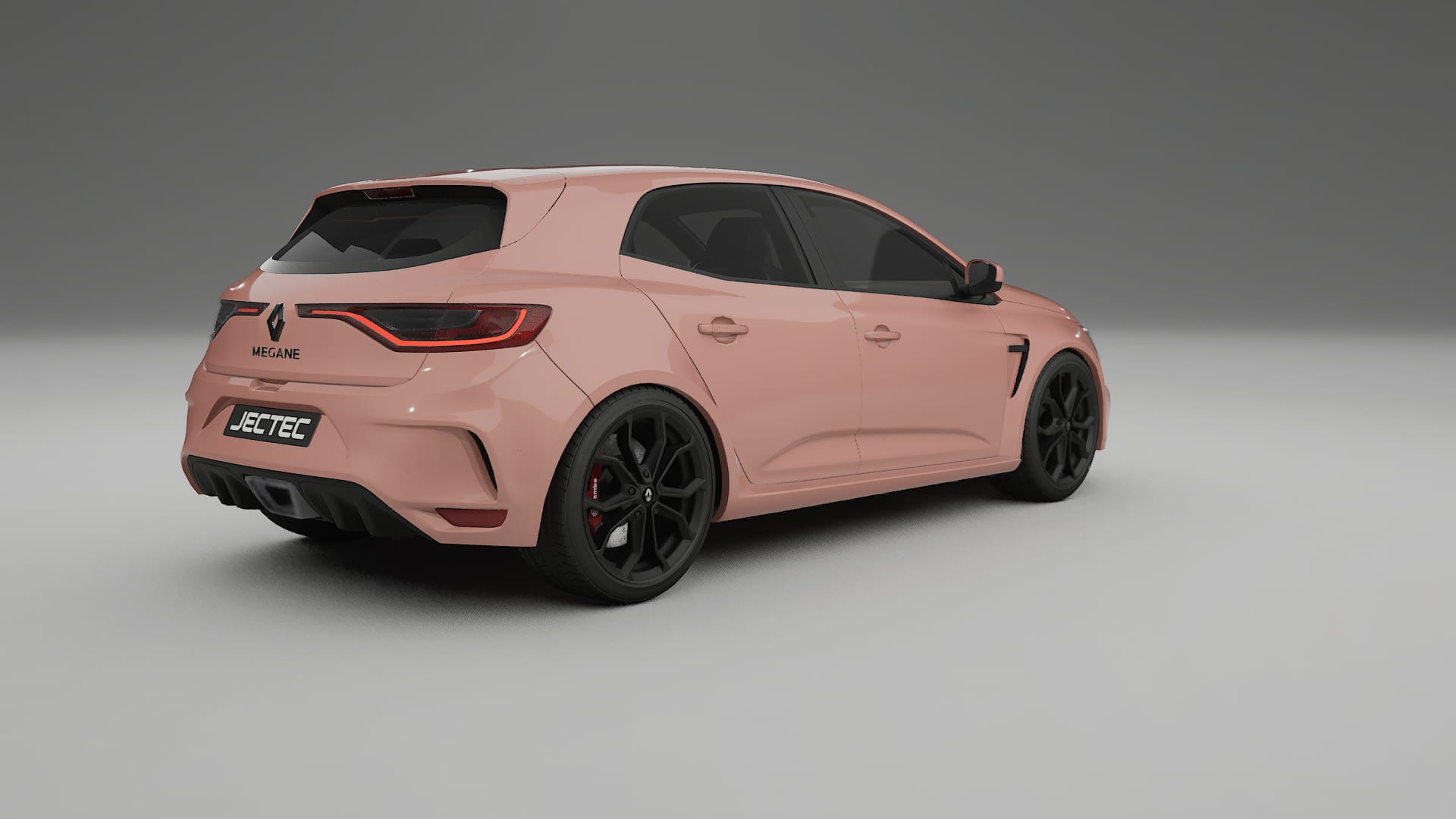 Renault Megane RS IV TPU Lackskyddsfilm | BLUSH Färgskiftande PPF – Komplett Förskuret Kit