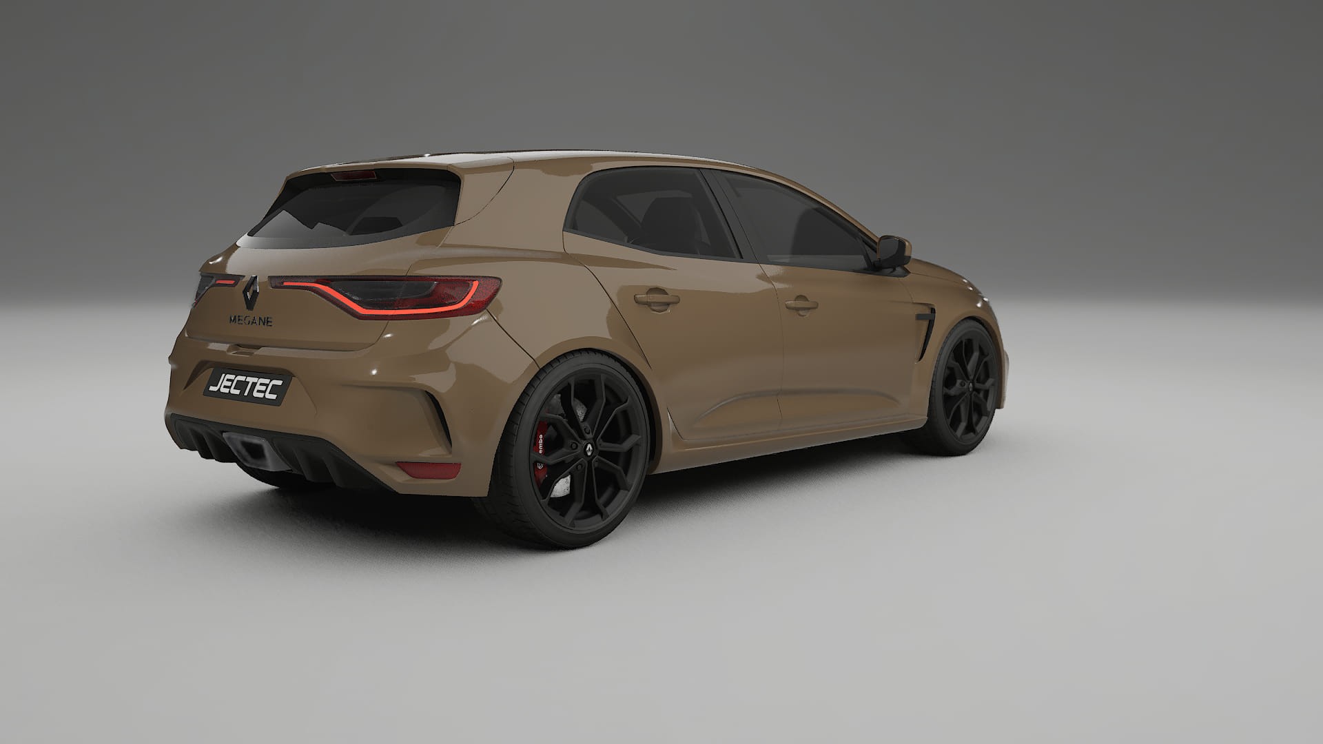 Renault Megane RS IV TPU Lackskyddsfilm | SAHARA Färgskiftande PPF – Komplett Förskuret Kit