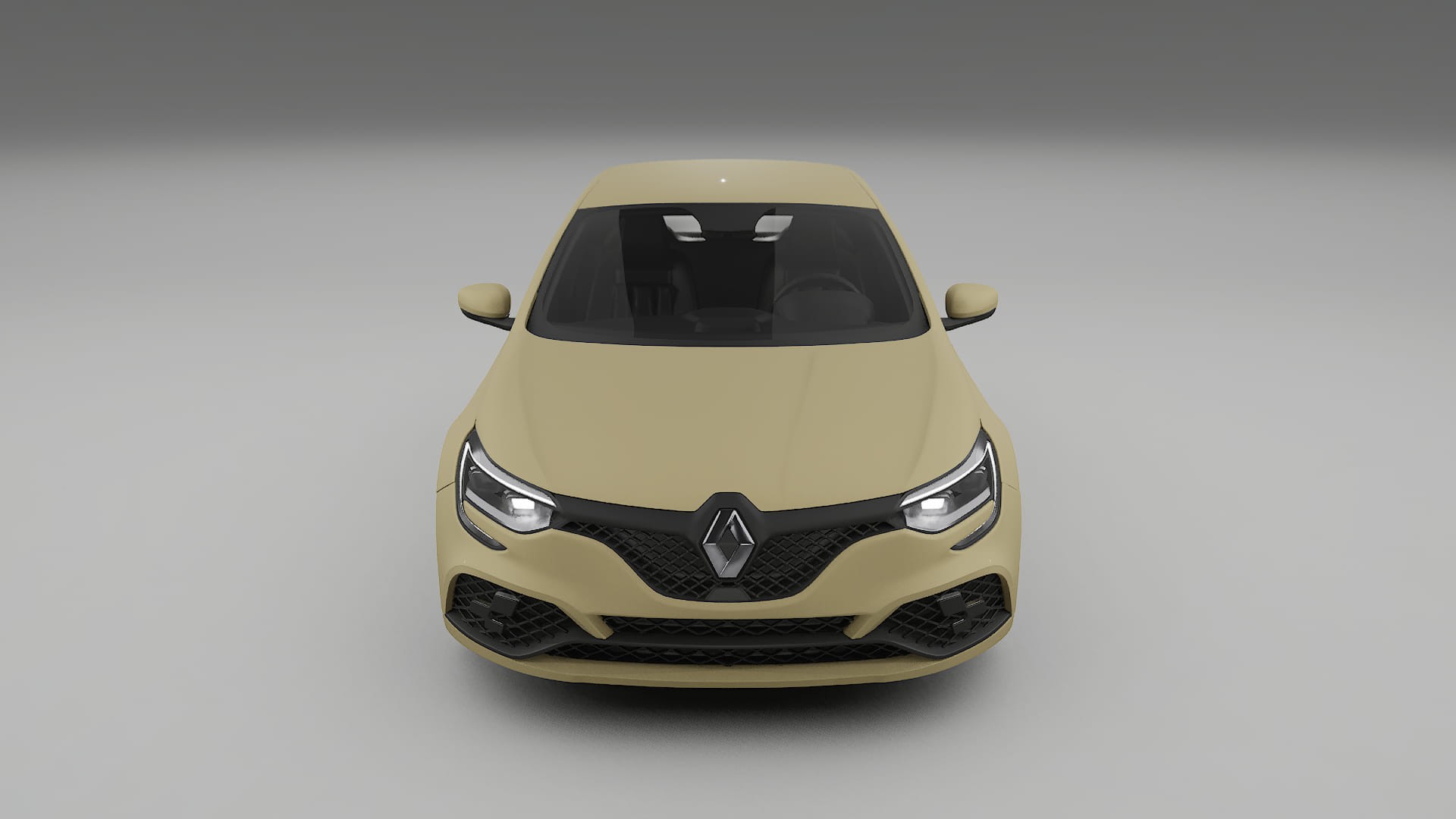Renault Megane RS IV TPU Lackskyddsfilm | SAND Färgskiftande PPF – Komplett Förskuret Kit