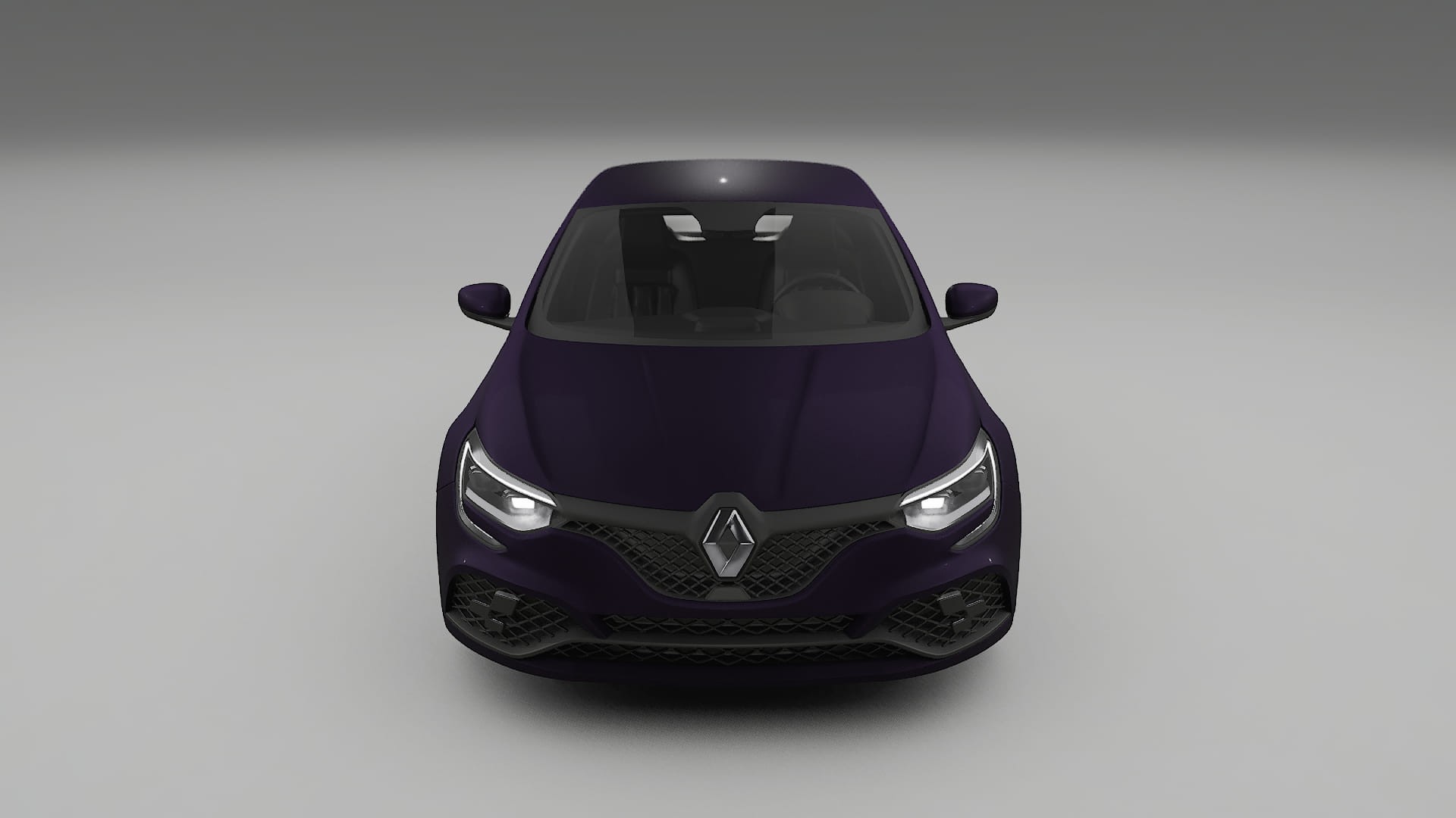 Renault Megane RS IV TPU Lackskyddsfilm | VIOLET Färgskiftande PPF – Komplett Förskuret Kit