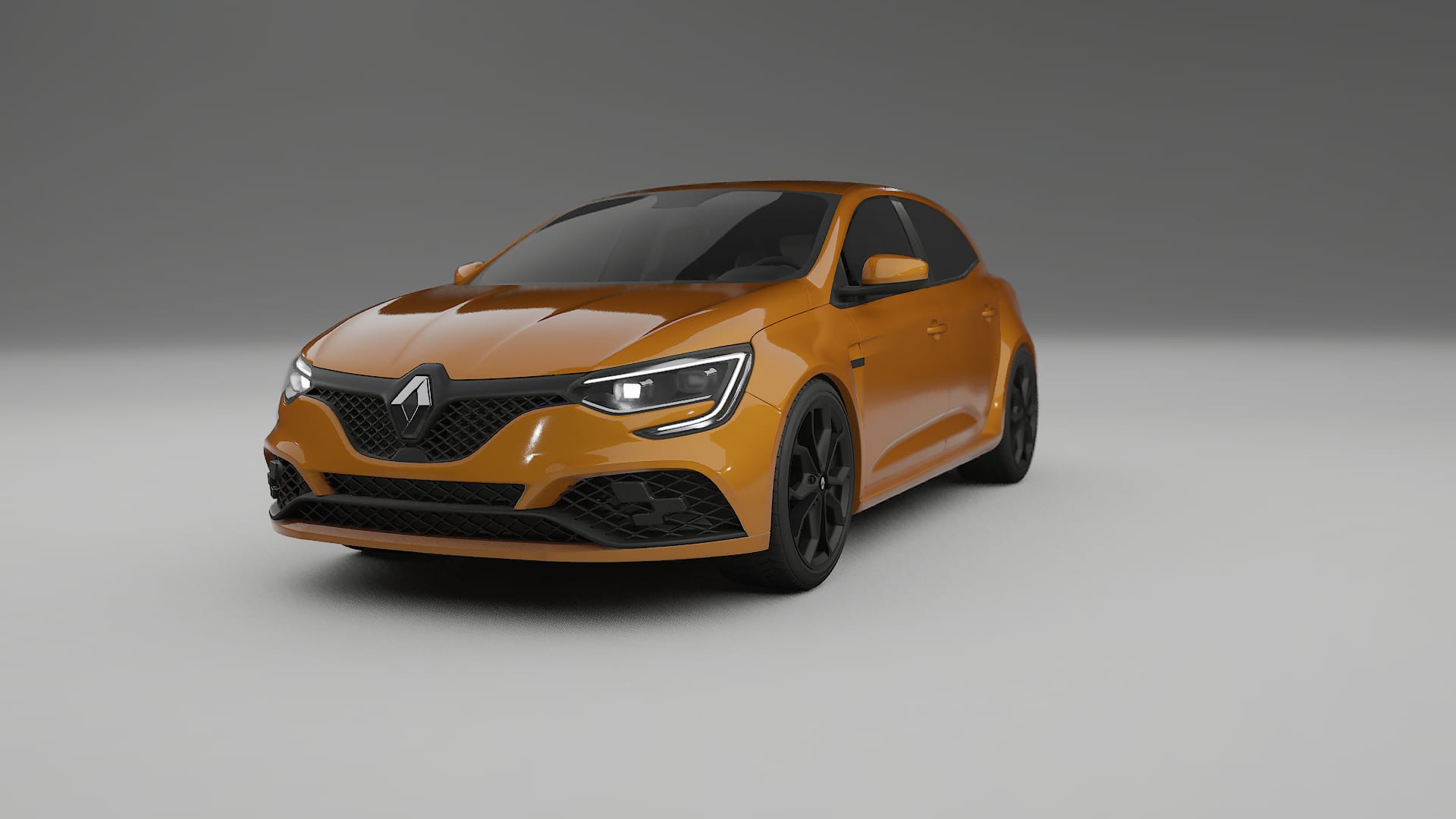 Renault Megane RS IV TPU Lackskyddsfilm | DAISY Färgskiftande PPF – Komplett Förskuret Kit