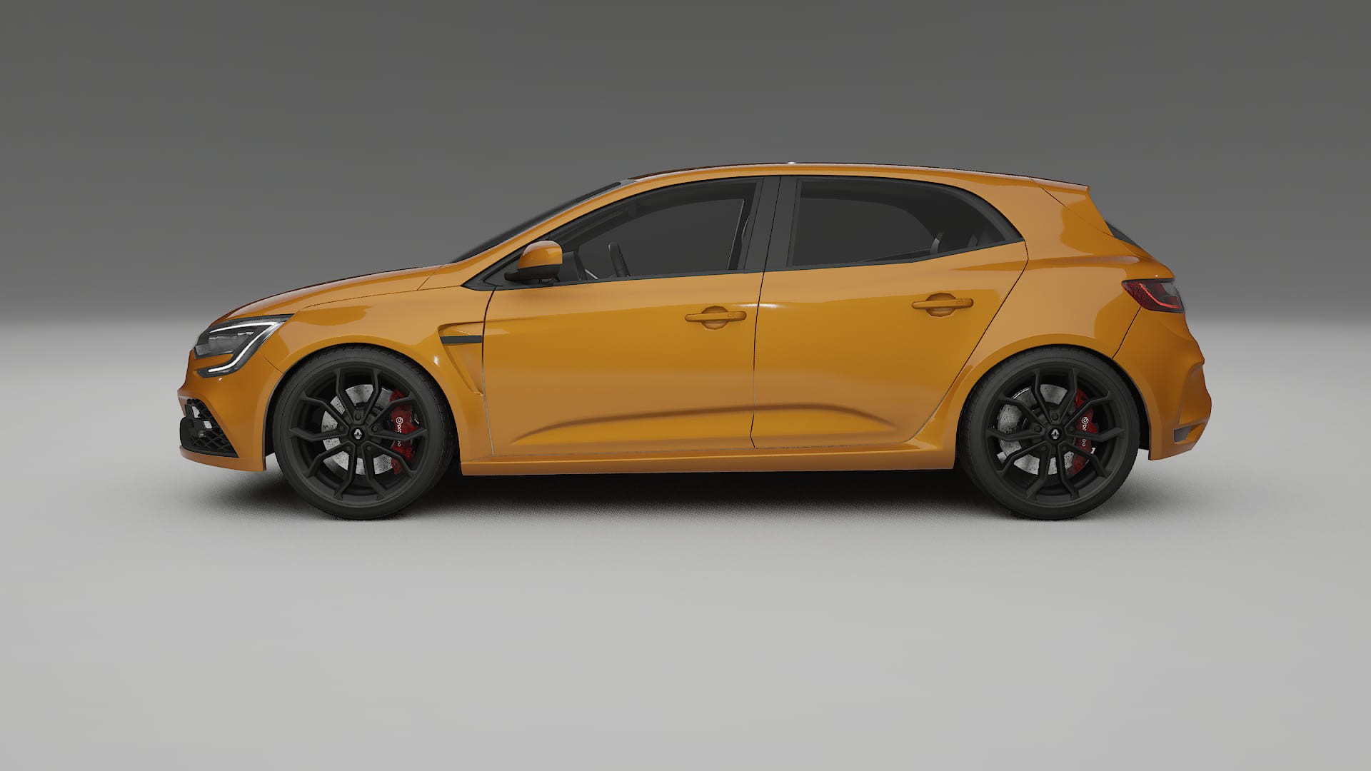 Renault Megane RS IV TPU Lackskyddsfilm | DAISY Färgskiftande PPF – Komplett Förskuret Kit
