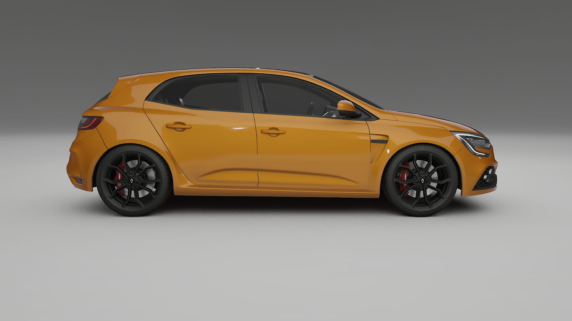 Renault Megane RS IV TPU Lackskyddsfilm | DAISY Färgskiftande PPF – Komplett Förskuret Kit