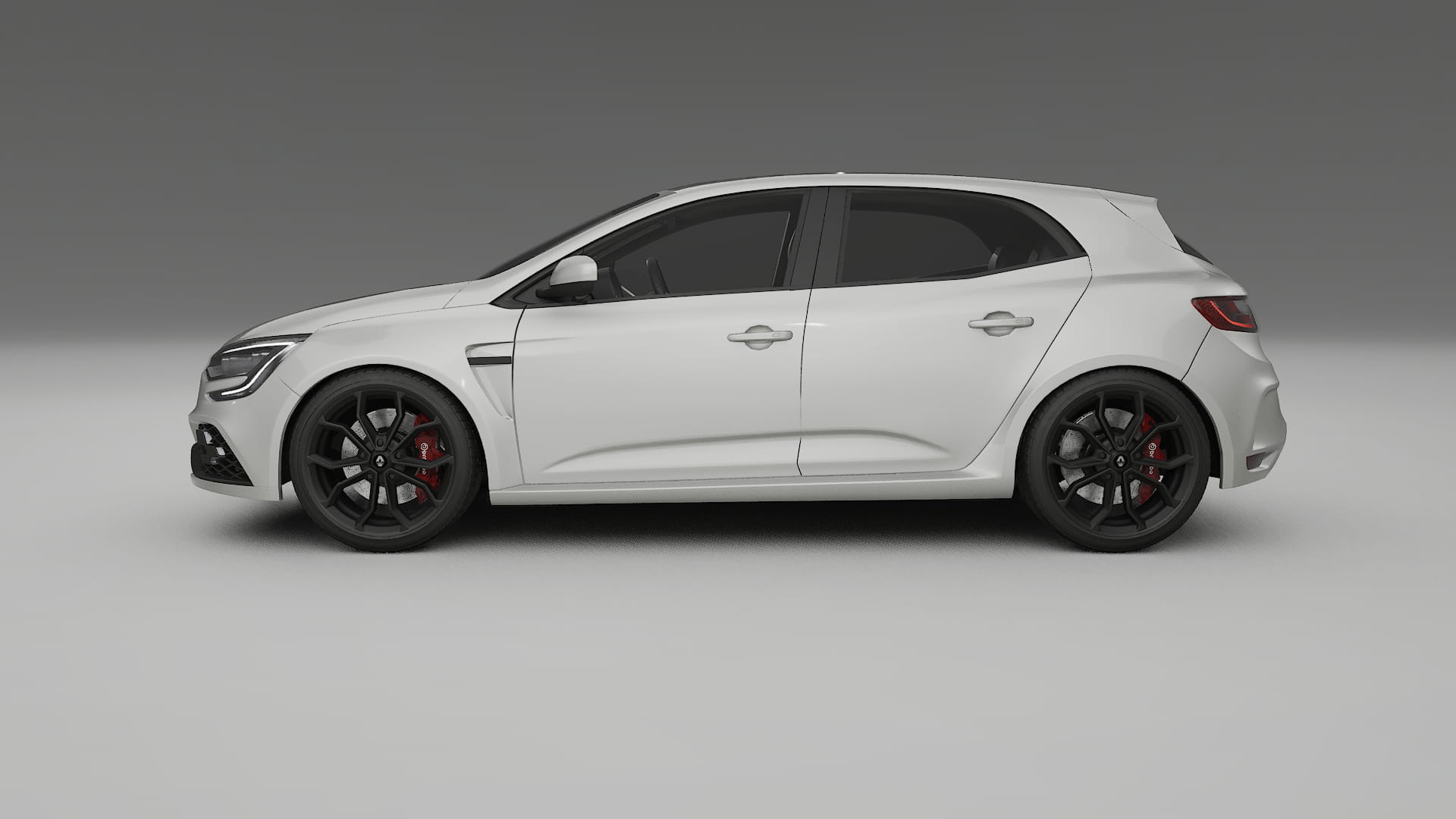 Renault Megane RS IV TPU Lackskyddsfilm | PEARL Färgskiftande PPF – Komplett Förskuret Kit