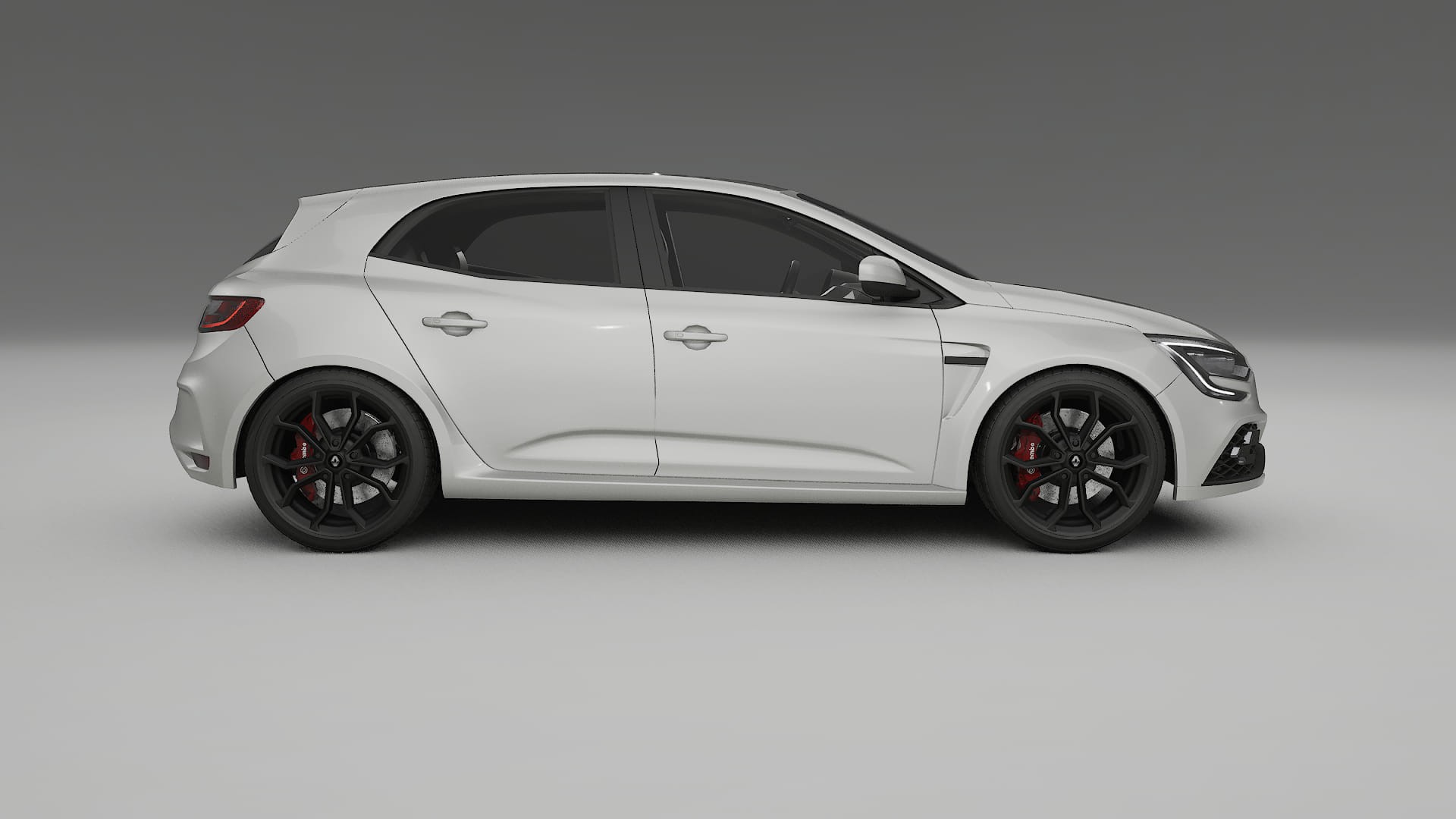 Renault Megane RS IV TPU Lackskyddsfilm | PEARL Färgskiftande PPF – Komplett Förskuret Kit